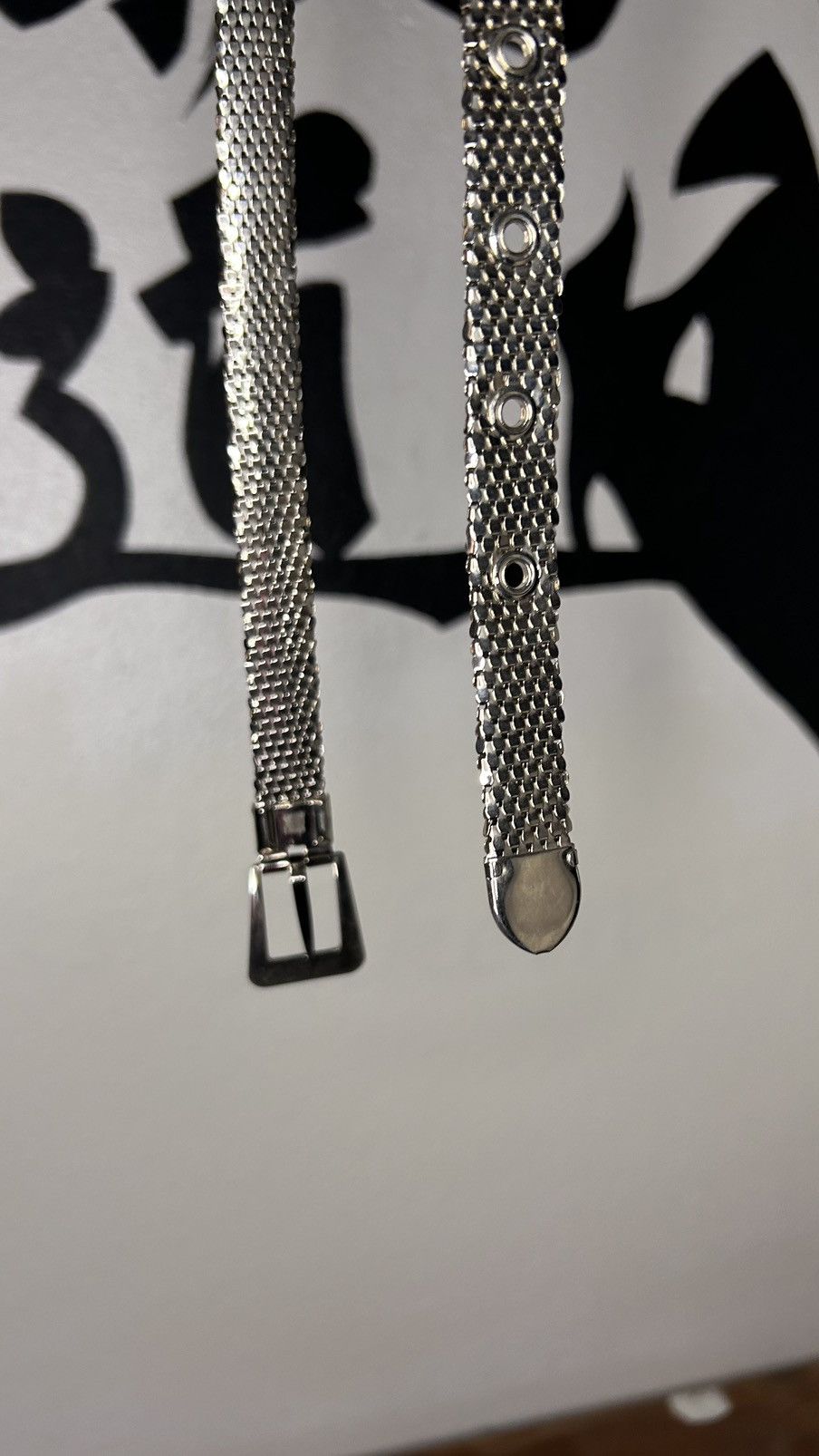 Japanese Brand Silver Vintage Belt Size ONE SIZE - 5 Thumbnail