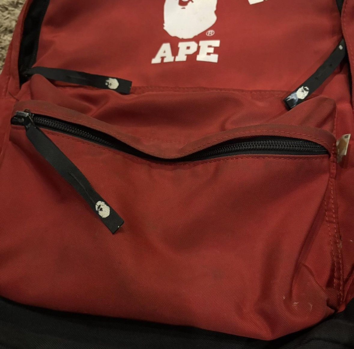 Bape Backpack BAPE rare with full name spell print Size ONE SIZE - 6 Thumbnail