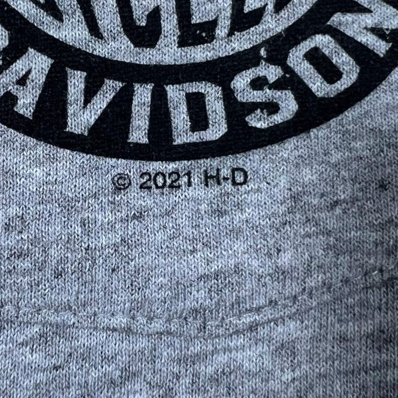 Harley Davidson Harley-Davidson Motorcycles (2021) "San Diego" USA Biker Grey Pocket T-Shirt Large Size US L / EU 52-54 / 3 - 6 Thumbnail