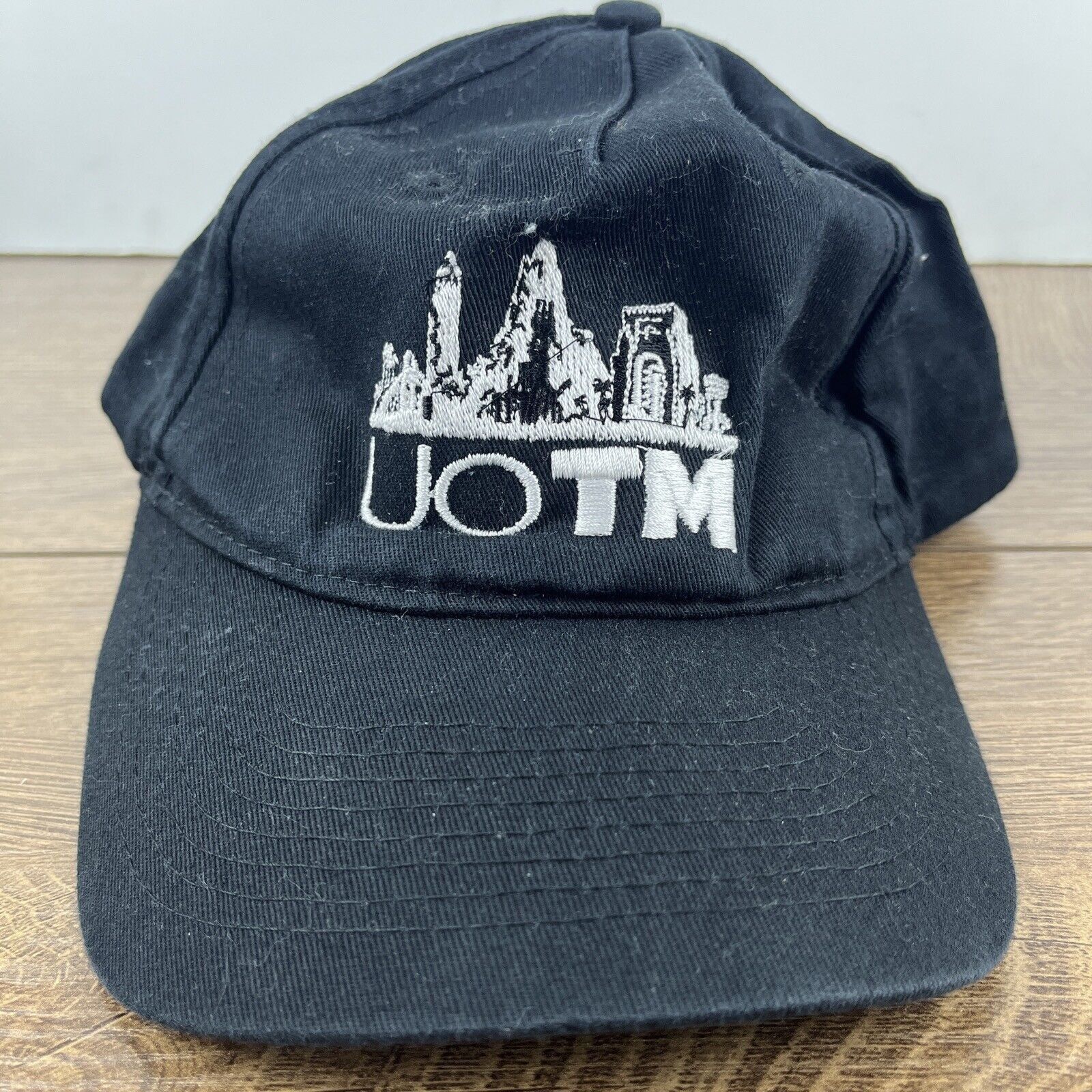 Other OUTM Hat OUTM Black Hat Adjustable Adult Size Hat Black Cap Size ONE SIZE - 3 Thumbnail
