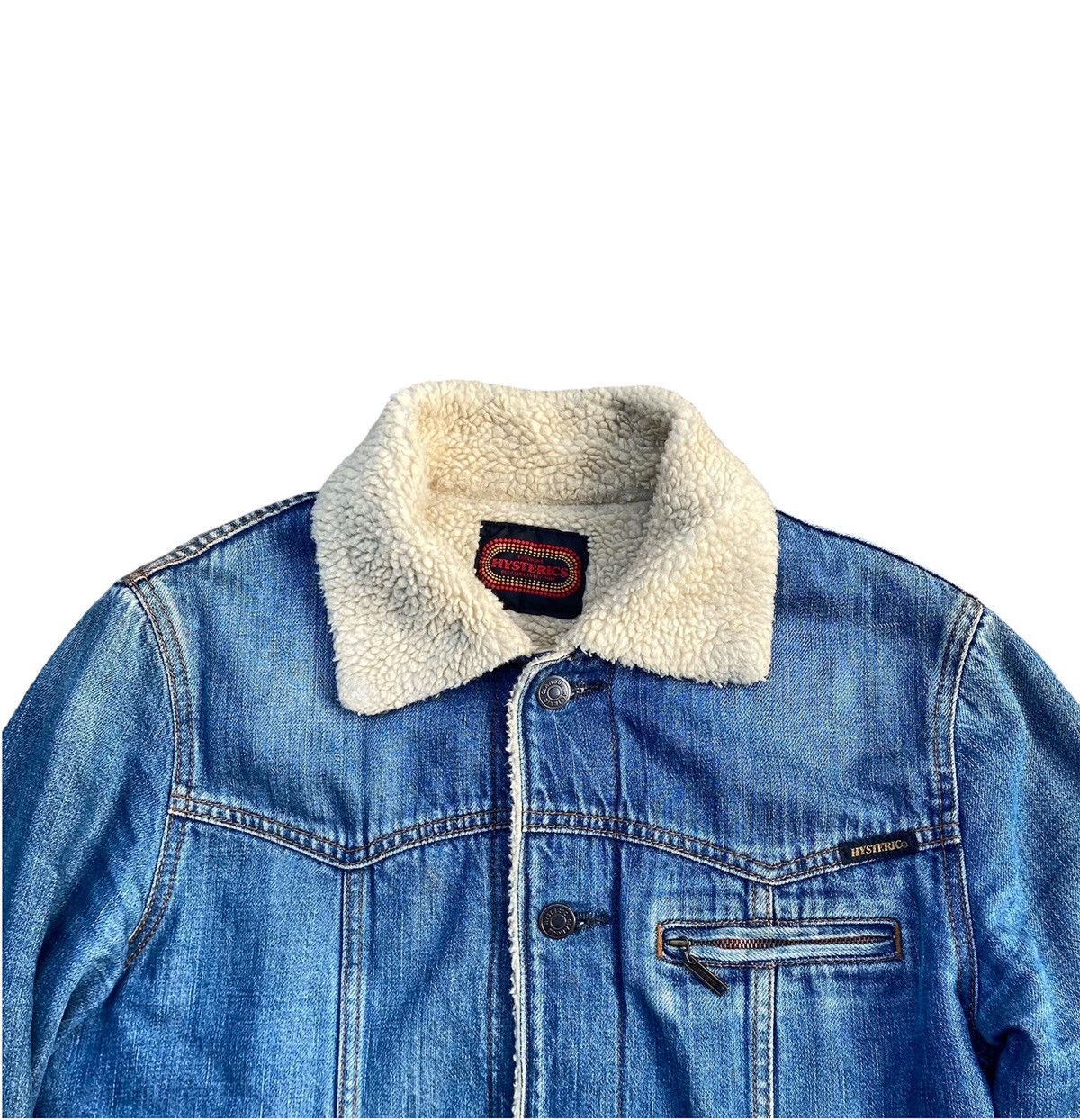 Hysteric Glamour Hysteric Glamour Sherpa Denim Jacket Size US M / EU 48-50 / 2 - 5 Thumbnail