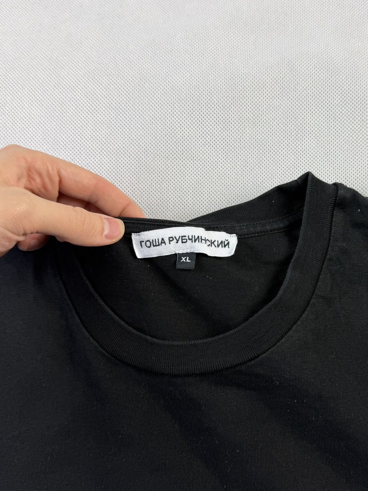 Gosha Rubchinskiy Gosha Rubchinskiy Flag T-shirt Black Size US XL / EU 56 / 4 - 5 Thumbnail
