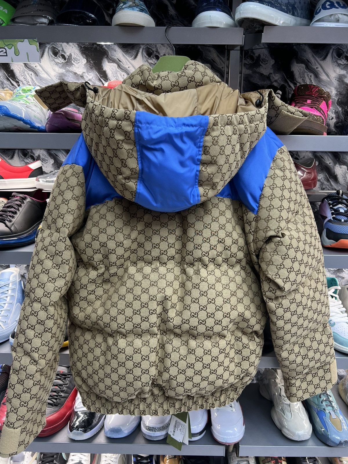 Gucci Gucci GG Canvas Blue Puffer Size US XL / EU 56 / 4 - 2 Thumbnail