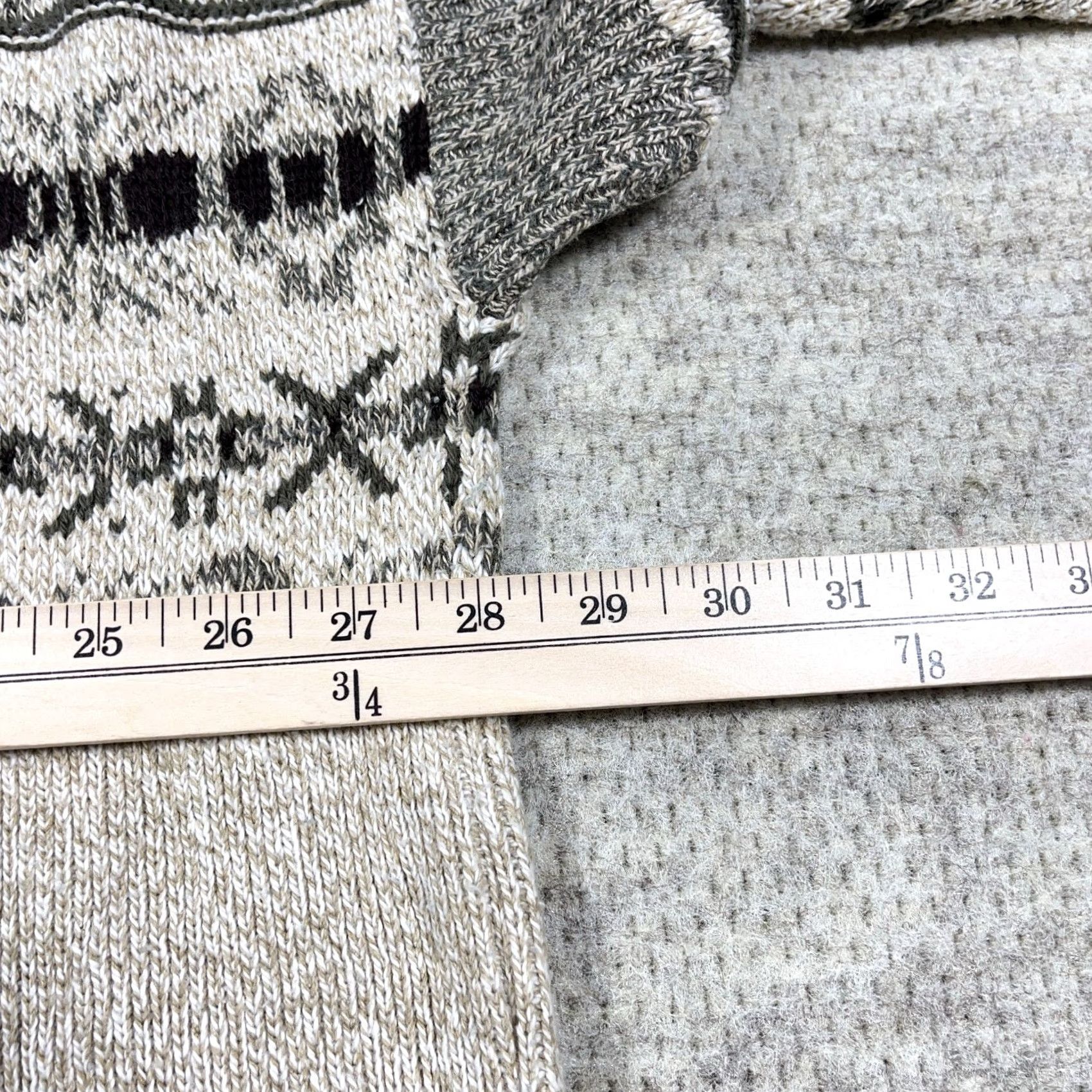 Vintage Vintage Traders Bay Grandpa Sweater Men 2XL Tan Brown Geometric Nordic Crewneck Rib Knit Pullover Casual Fall Winter 80s 90s Retro Hip Hop USA Mens Size US XXL / EU 58 / 5 - 7 Thumbnail