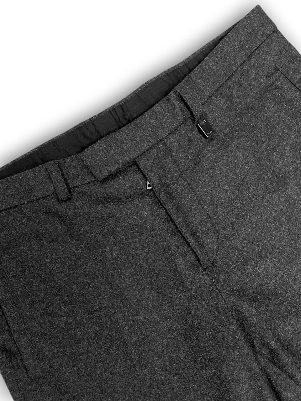 Prada PRADA Logo Wool Dress Classic Suit Grey Trousers Pants Size US 32 / EU 48 - 7 Thumbnail