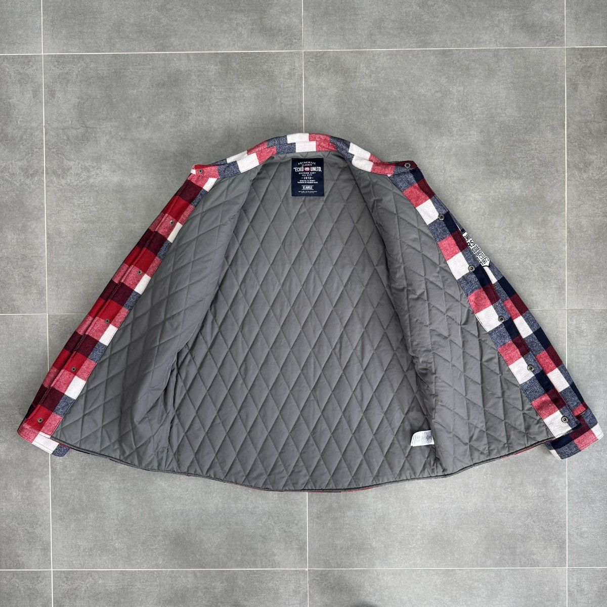 Ecko Unltd. Ecko Unltd. Premium Varsity Jacket Wool Checked Men Size XL Size US XL / EU 56 / 4 - 10 Thumbnail