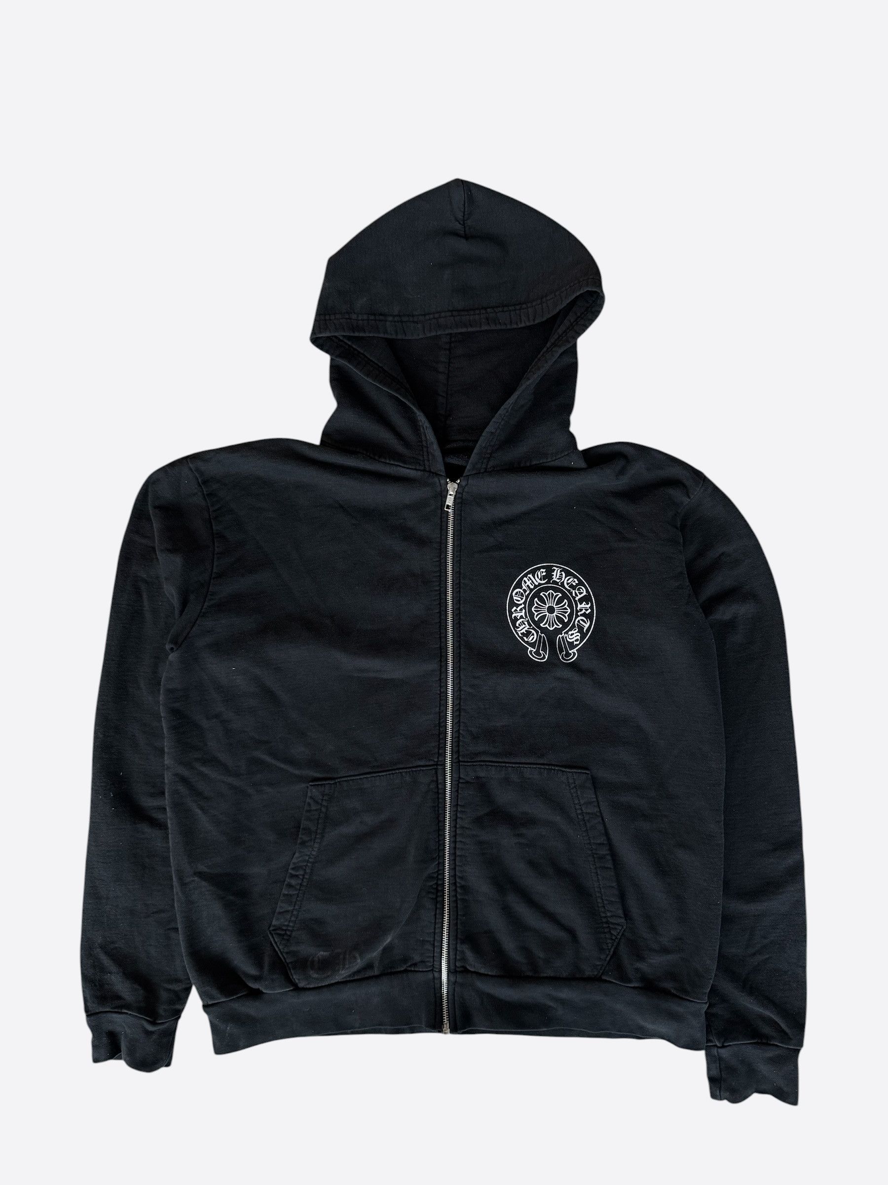 Chrome Hearts Chrome Hearts Los Angeles Zip Up Hoodie THRASHED