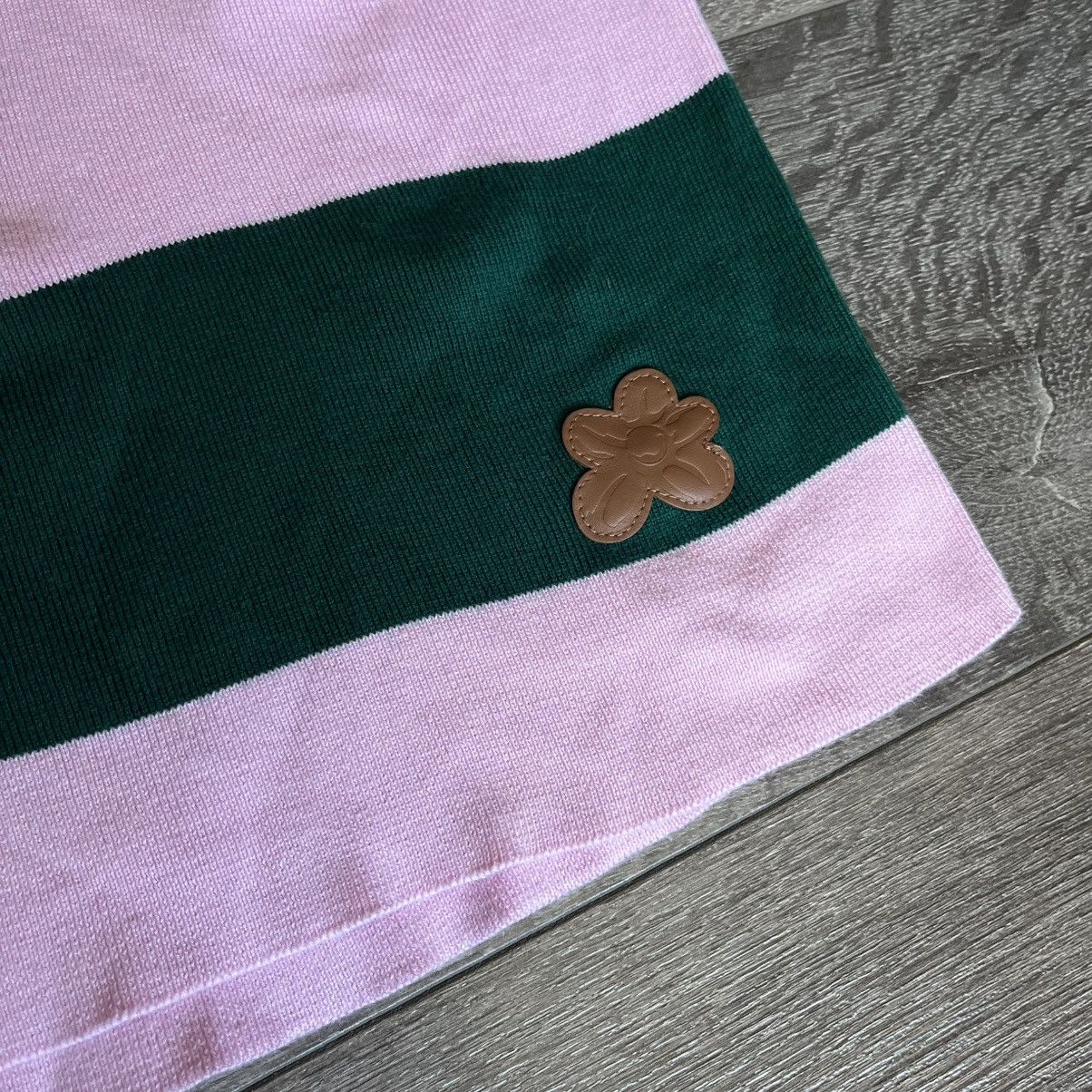 Golf le Fleur Golf le Fleur Wavy Stripe Knit Polo Shirt Pink Green Rare Size US L / EU 52-54 / 3 - 3 Thumbnail