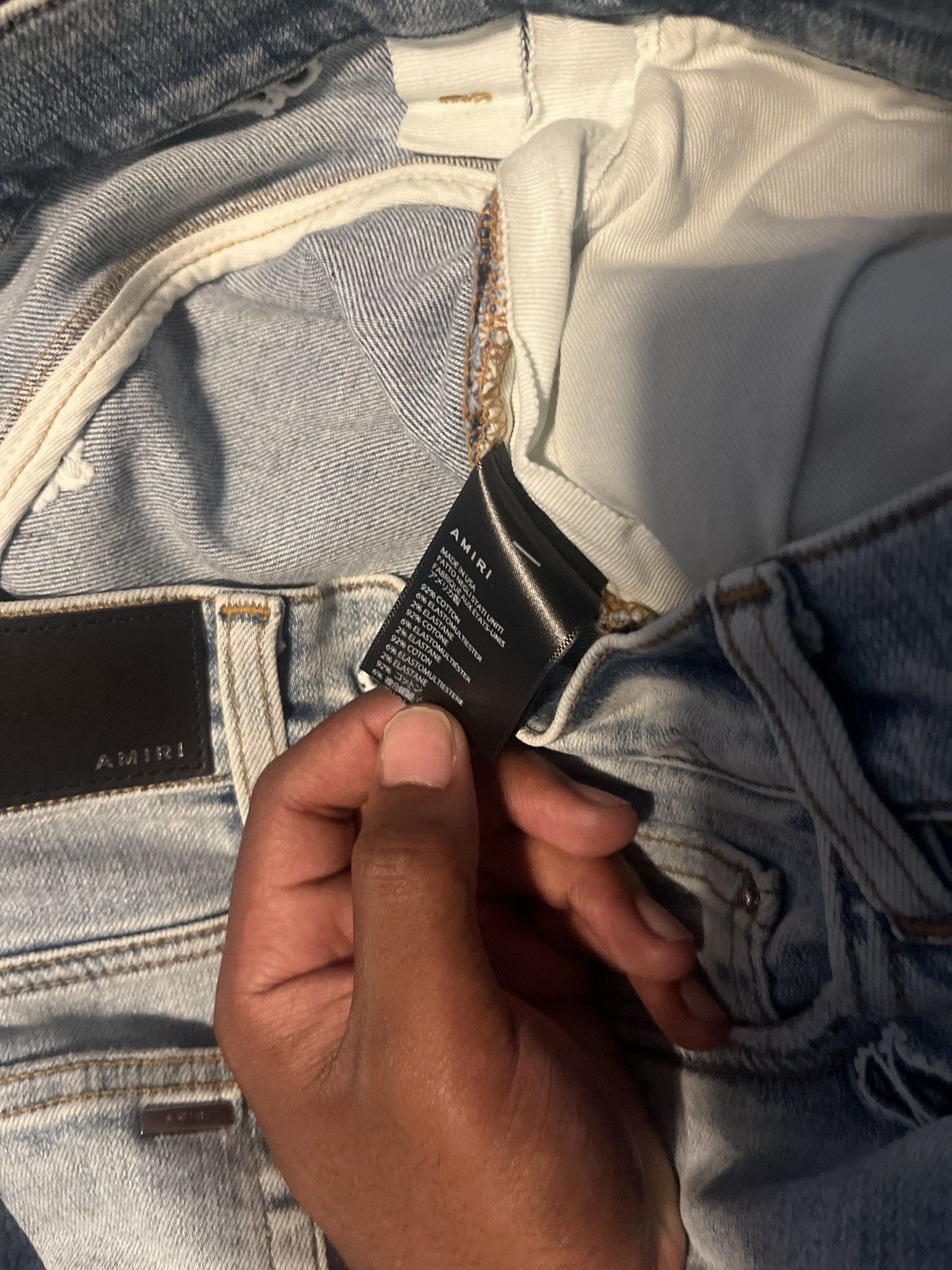 Amiri Amiri Embroidery Broken J (DM me to negotiate) Size US 32 / EU 48 - 9 Thumbnail