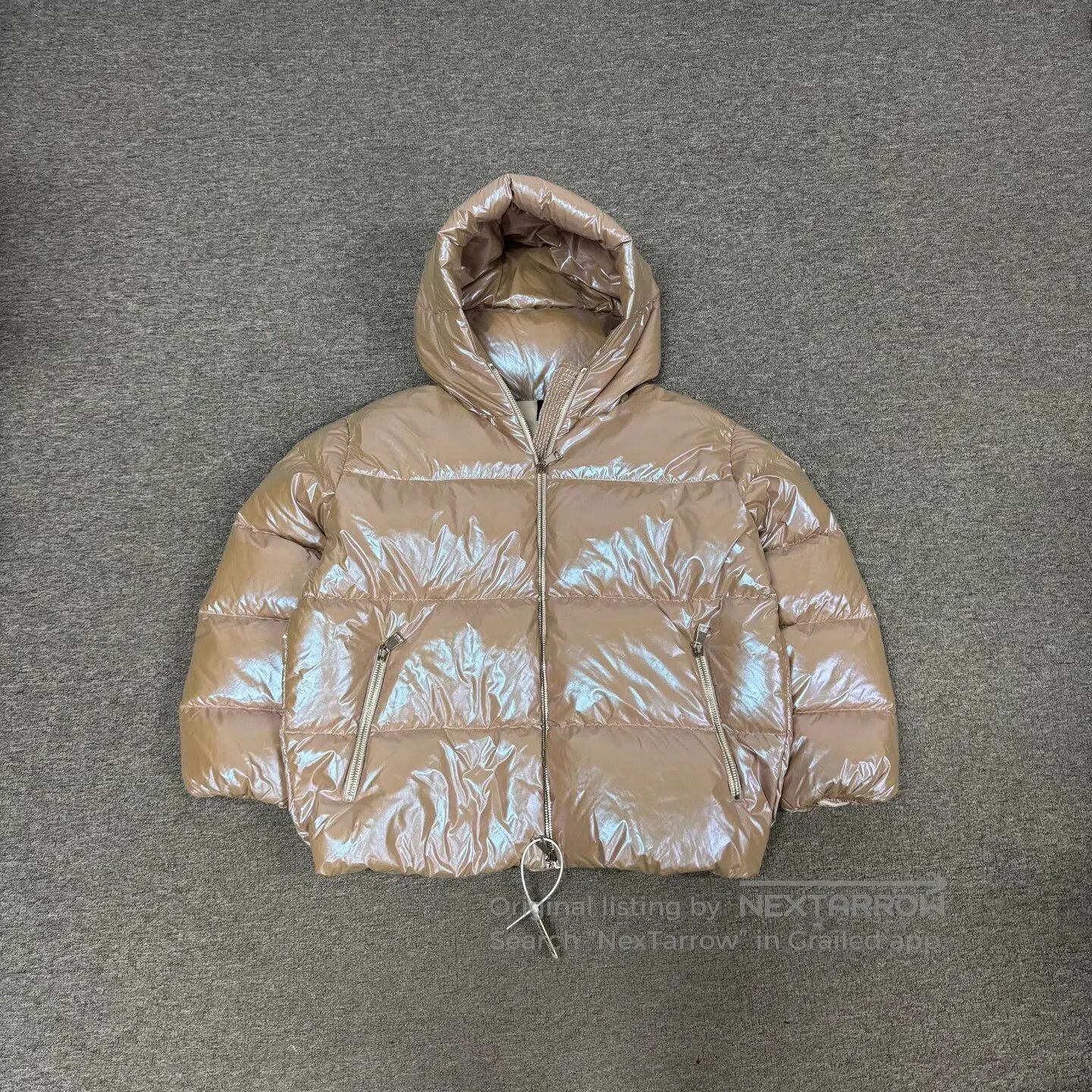 Moncler Moncler Frasne series Mermaid Princess color; hooded down Size L / US 10 / IT 46 - 1 Thumbnail