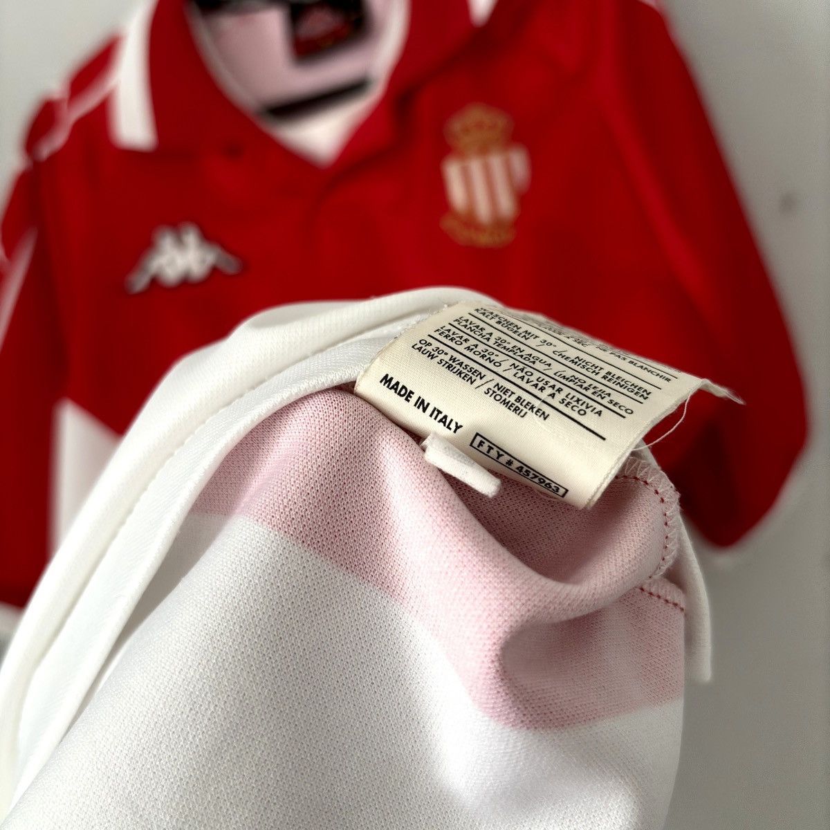 Kappa × Vintage 2000 2001 Monaco France Kappa Vintage Retro Soccer Jersey AS Size US L / EU 52-54 / 3 - 7 Thumbnail
