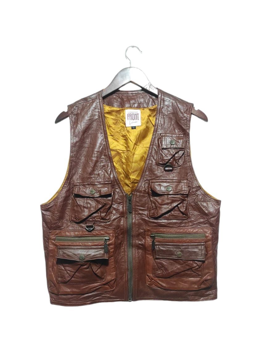 Leather Front Line Leather Vest Size US L / EU 52-54 / 3 - 1 Thumbnail