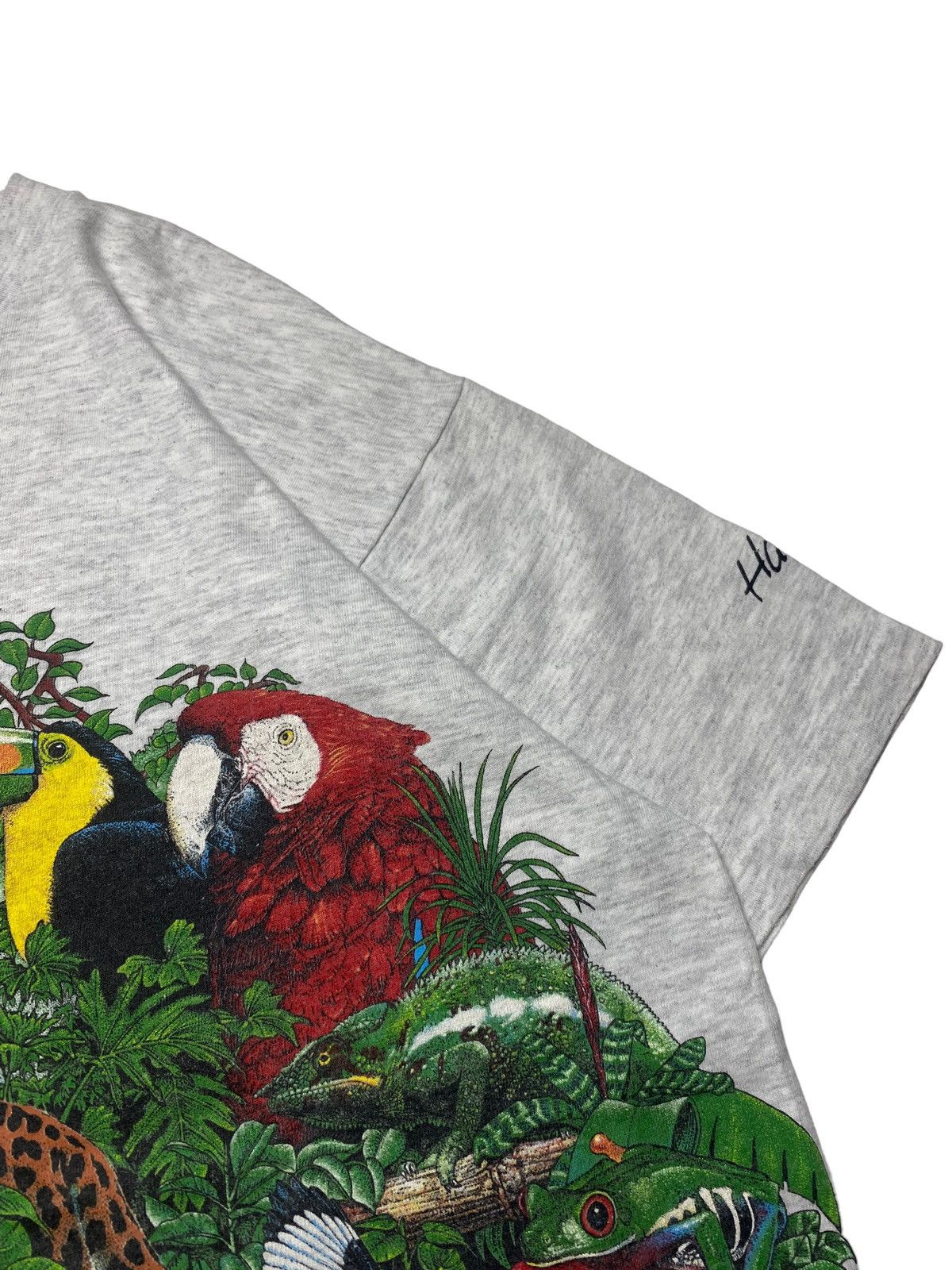 Habitat × Hysteric Glamour × Japanese Brand 1991 Habitat Oneita - Flora & Fauna T-Shirt Size US L / EU 52-54 / 3 - 6 Thumbnail