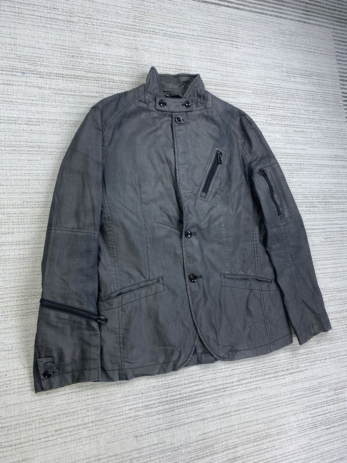 Armani Exchange 🔥Armani Exchange A/X Muktipocket Punk Bondage Jacket Size US M / EU 48-50 / 2 - 3 Thumbnail