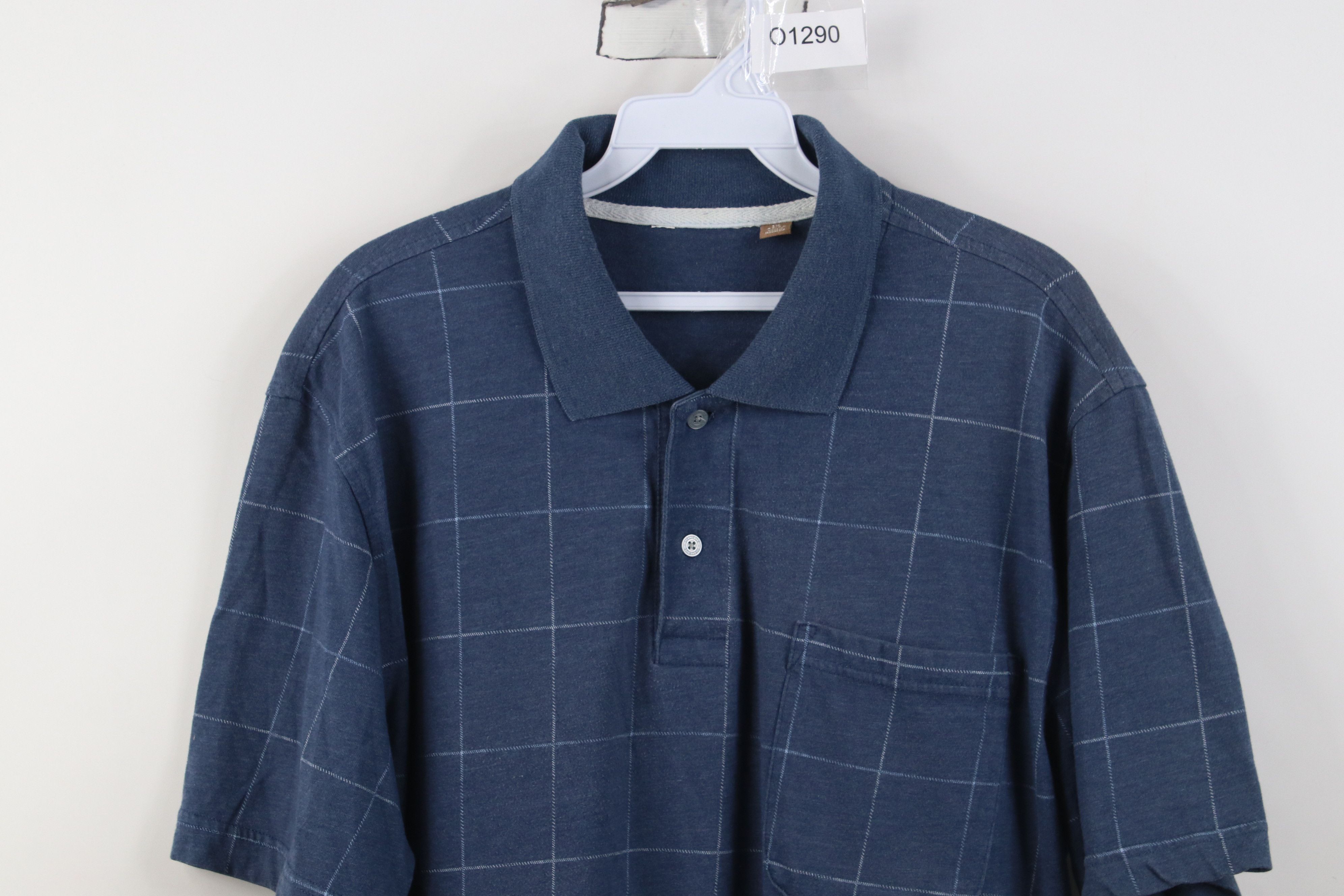 Vintage Vintage 90s Y2K Streetwear Collared Golf Polo Shirt Plaid Size US L / EU 52-54 / 3 - 2 Thumbnail