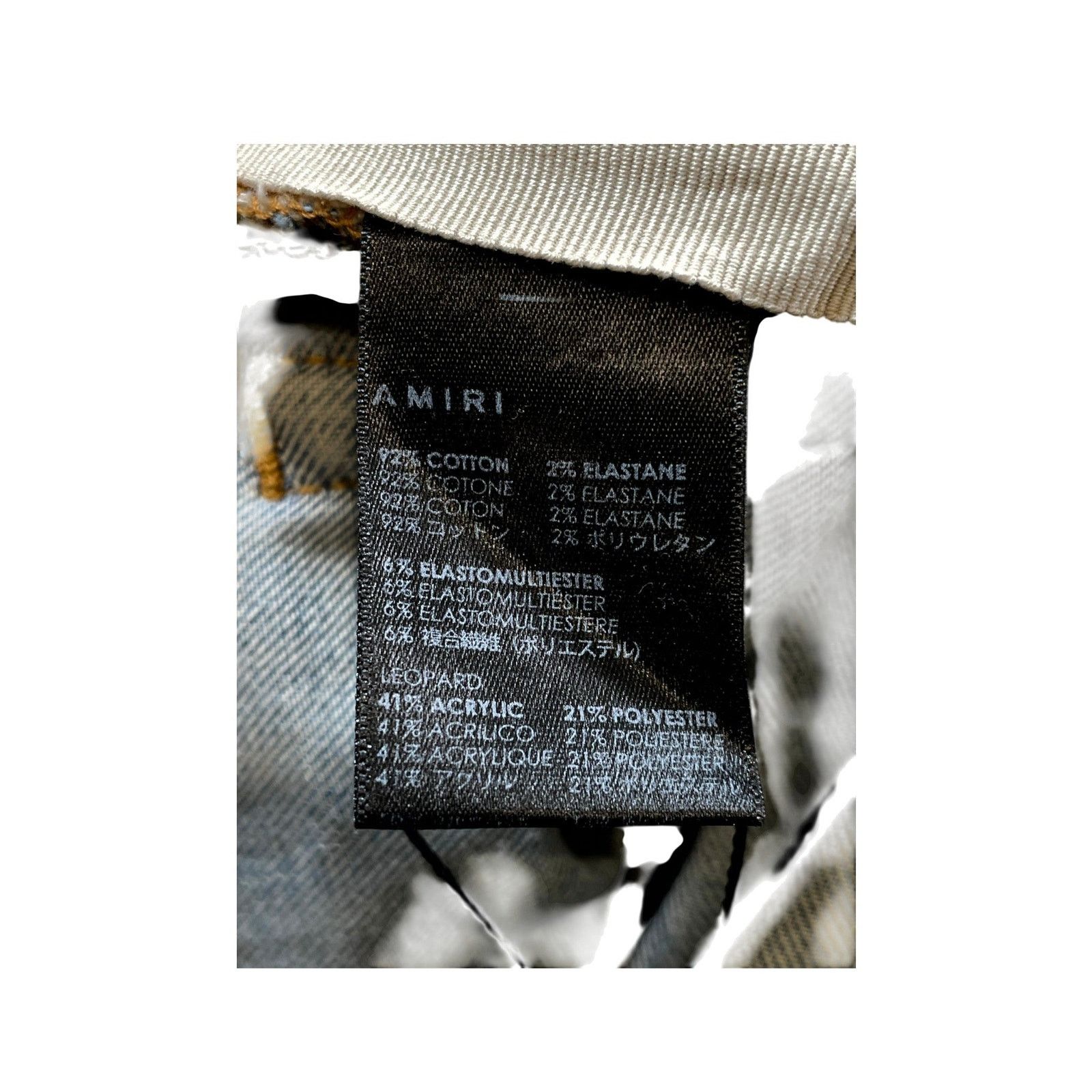 Amiri Amiri Lumberjack Patchwork Light Wash Jeans Size US 36 / EU 52 - 5 Thumbnail