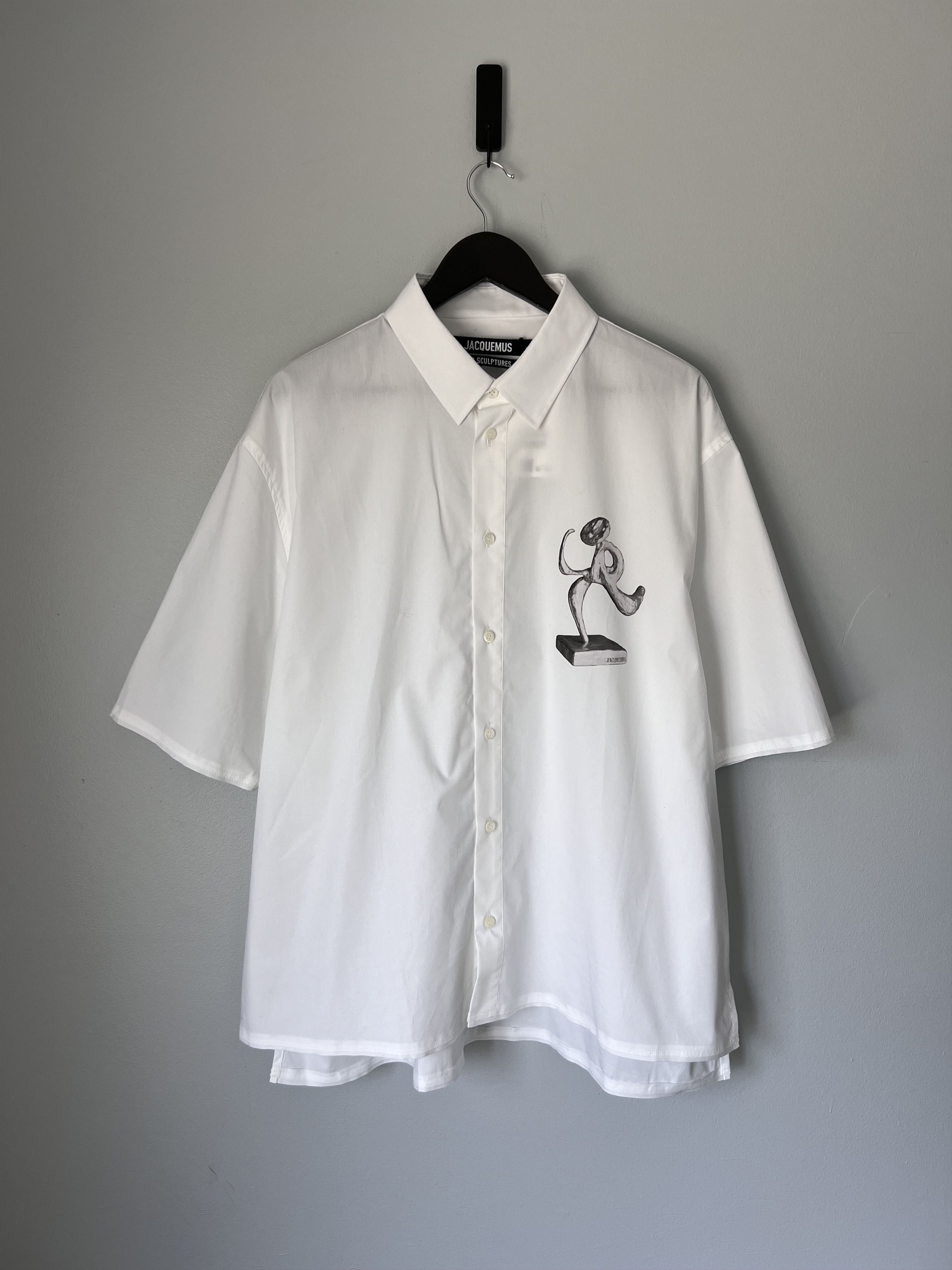 Pre-owned Jacquemus La Chemise Cabri Button Down Shirt In White