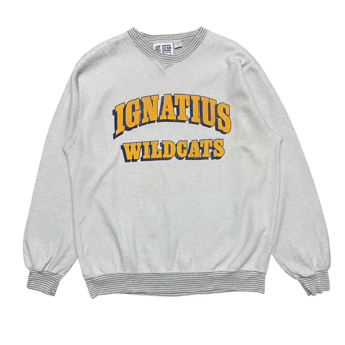 Vintage Inside Out Ignatius Wildcats High School Crewneck