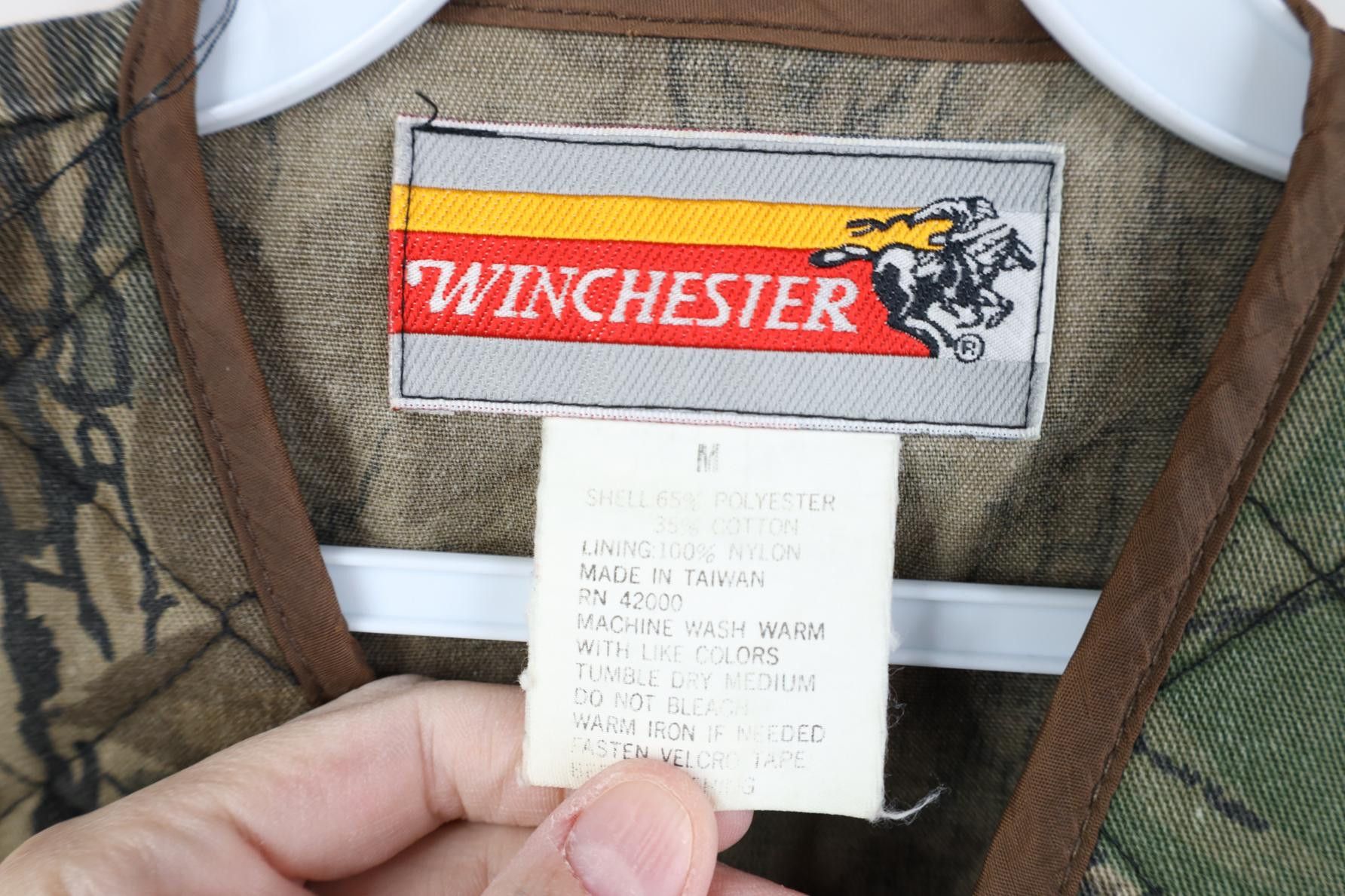 Winchester Vintage 90s Winchester Trebark Camouflage Hunting Vest Size US M / EU 48-50 / 2 - 7 Thumbnail