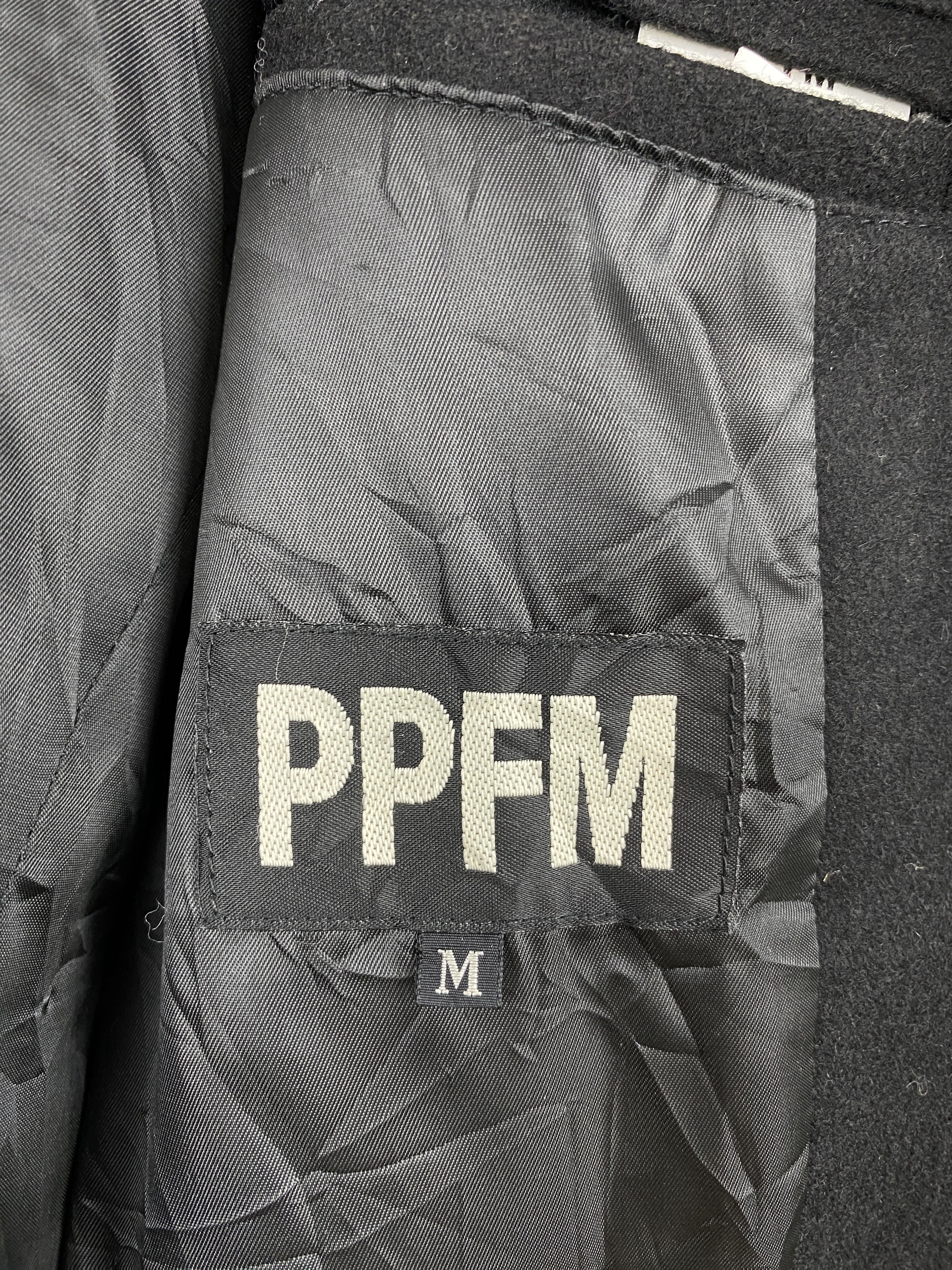 PPFM Vintage PPFM Zipper Ups Wool Punk Jacket Black JZ0003 Size US M / EU 48-50 / 2 - 5 Thumbnail