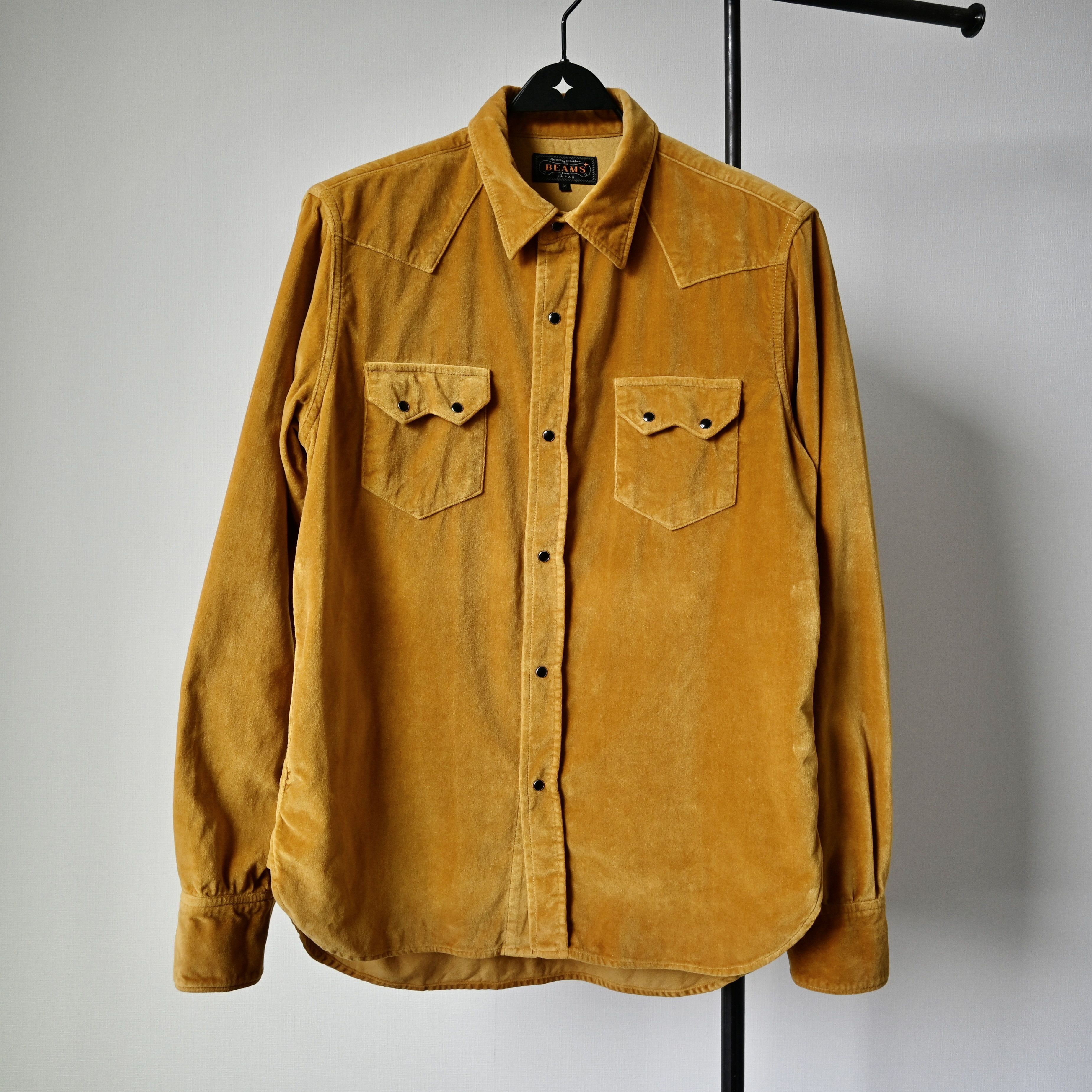 Beams Plus BEAMS Plus cotton velveteen western shirt, full pearl snap Size US M / EU 48-50 / 2 - 2 Thumbnail