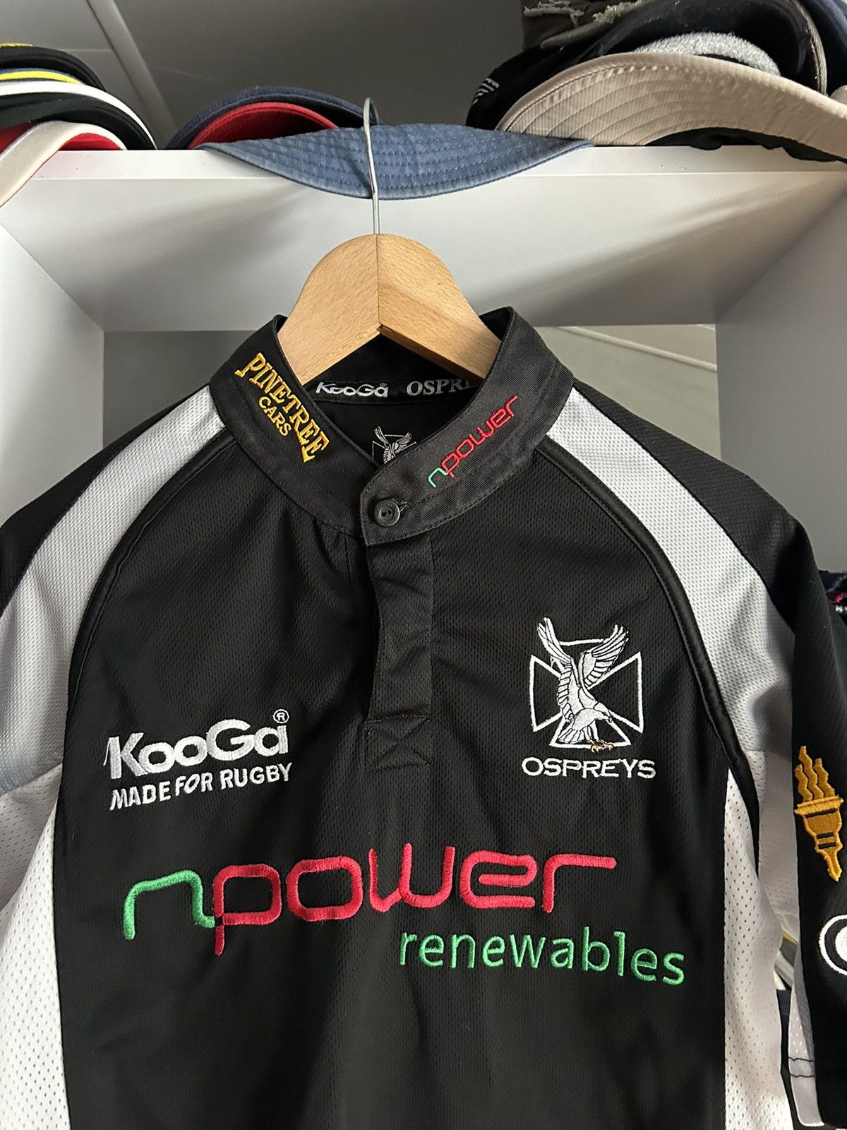 Osprey × Vintage KooGa Ospreys Rugby Jersey shirt Size US S / EU 44-46 / 1 - 5 Thumbnail