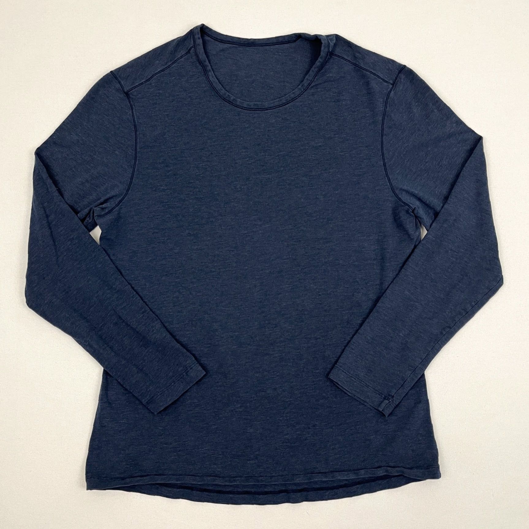Lululemon Lululemon Shirt Mens S Slim Fit Blue Active Gym Performance Running Long Sleeve Size US S / EU 44-46 / 1 - 2 Thumbnail