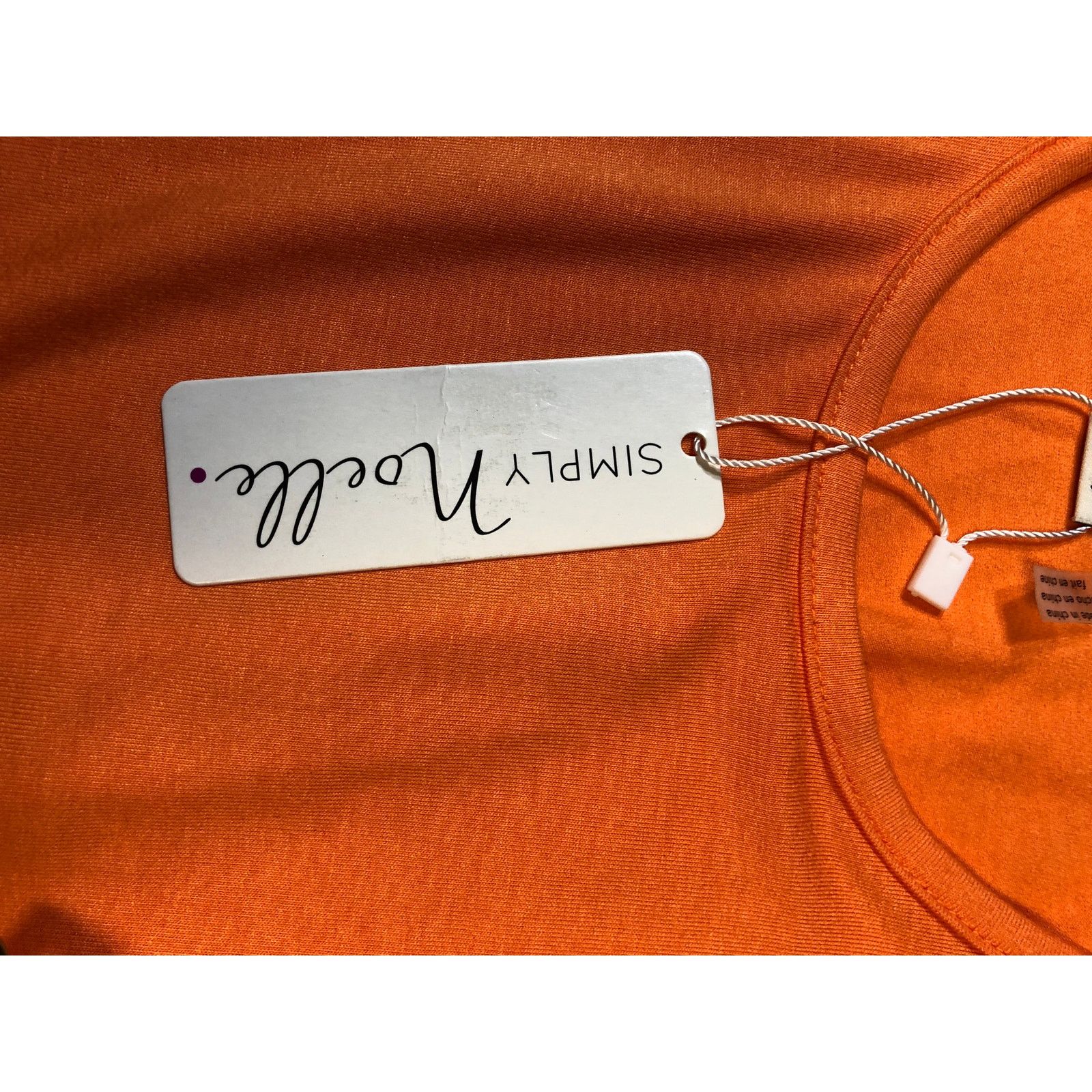 Other Women's Simply Noelle Orange Sleeveless Top L/XL Size XL / US 12-14 / IT 48-50 - 10 Thumbnail