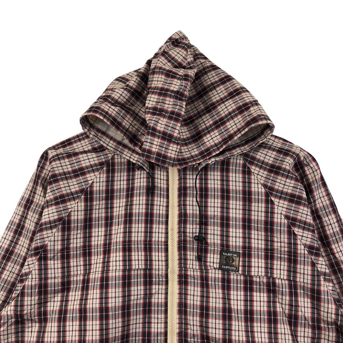 Valentino VALENTINO GABBANA Zipper Hoodie Windbreaker Jacket Size US M / EU 48-50 / 2 - 3 Thumbnail