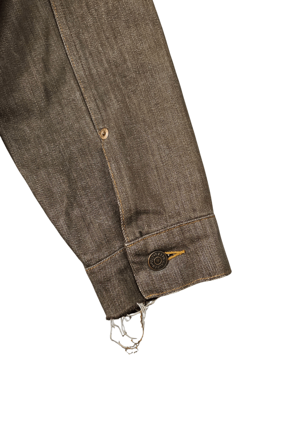 Polo Ralph Lauren 1987 RL “Polo Western” Pleated Trucker – Sulfur Brown Denim Size US L / EU 52-54 / 3 - 17 Thumbnail