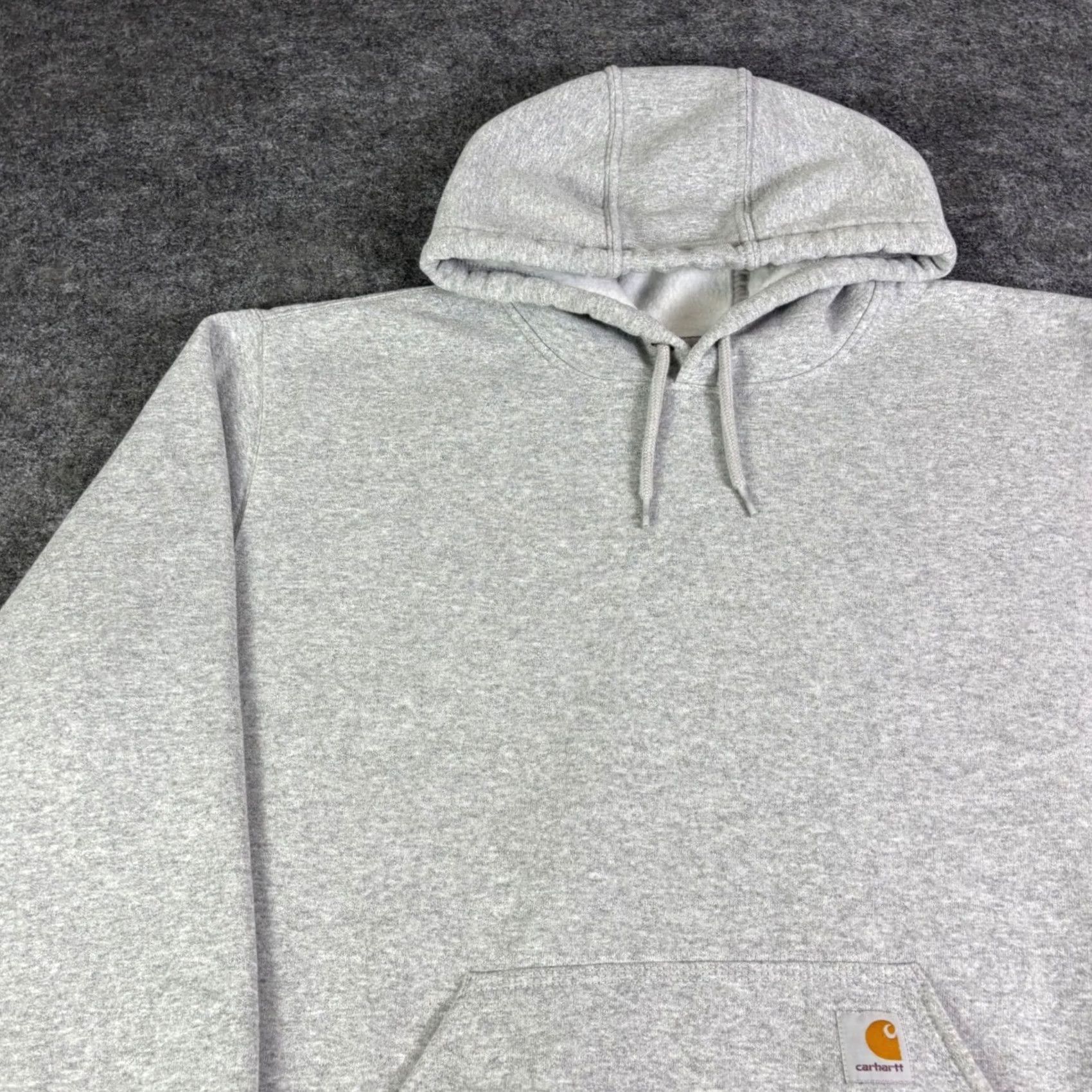 Carhartt Carhartt Mens Hoodie Loose Fit Logo Heather Gray 2XL Sweatshirt Size US XXL / EU 58 / 5 - 7 Thumbnail