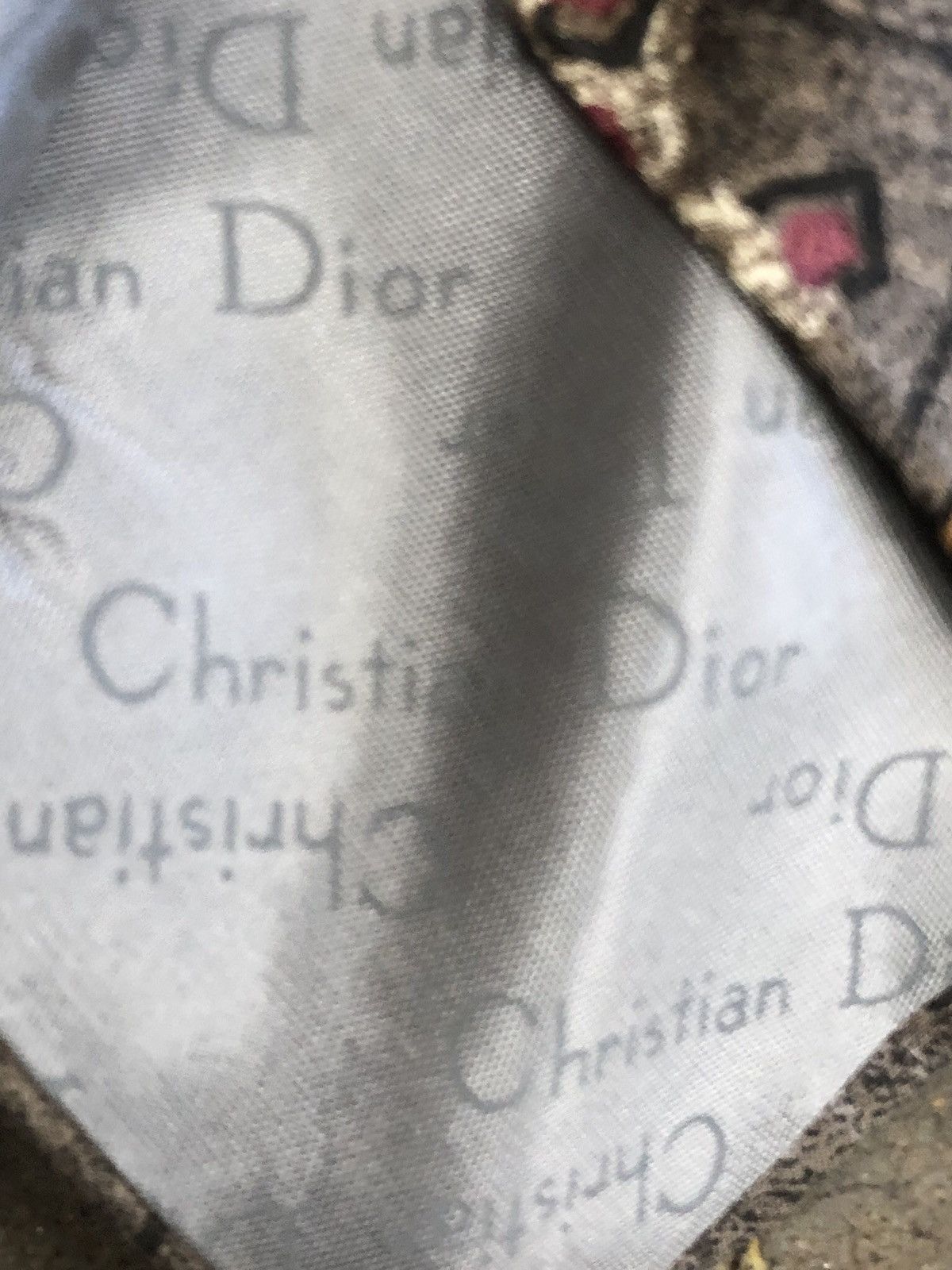 Christian Dior Monsieur × Dior × Vintage Vtg 90s Christian Dior Tie Size ONE SIZE - 6 Thumbnail