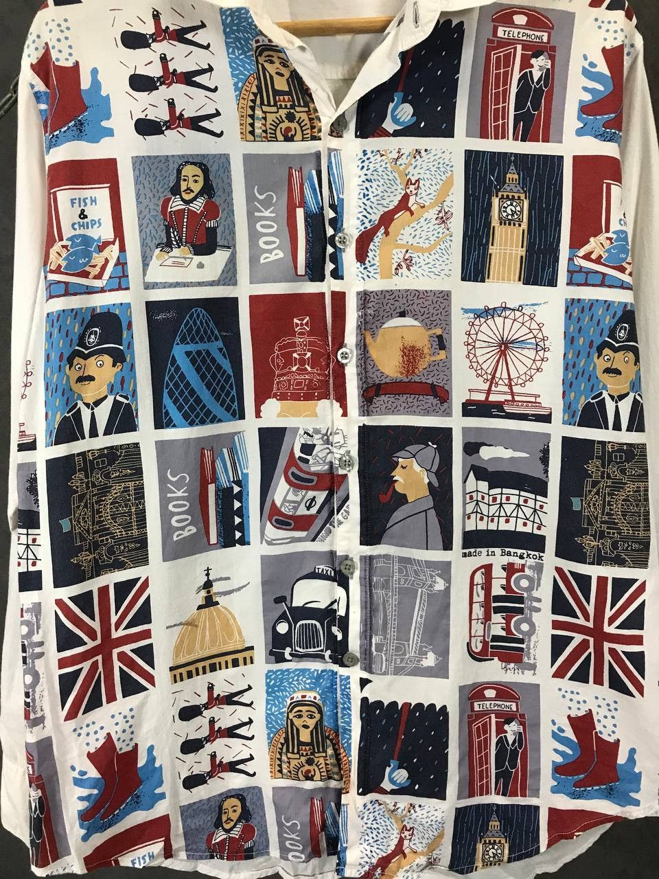 Vintage Art crazy vintage hawaiian humor shirt Size US L / EU 52-54 / 3 - 3 Thumbnail
