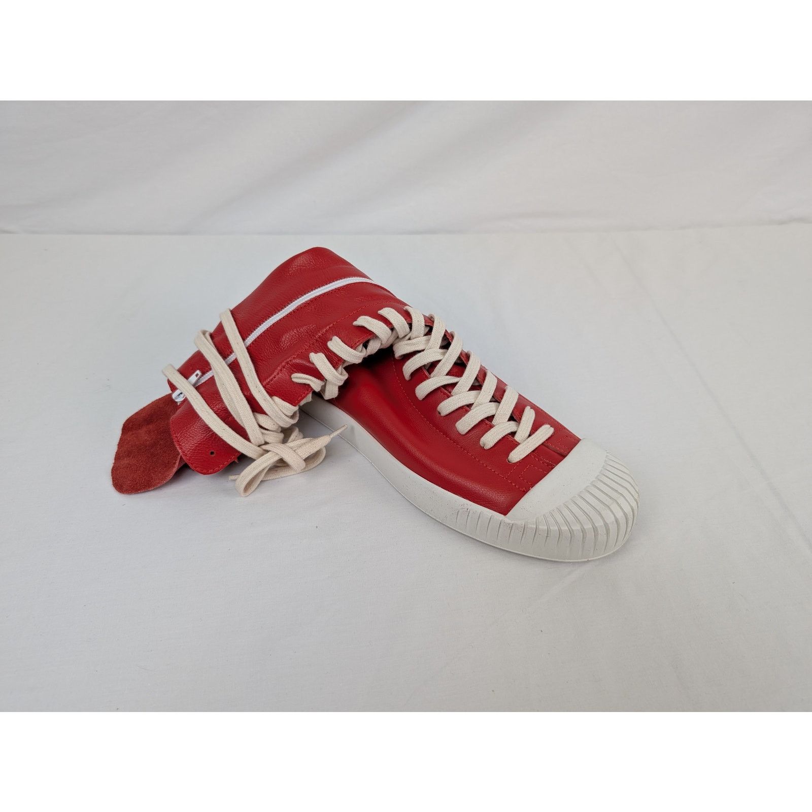 Vivienne Westwood o1rshd1 Lena Leather Boxing Boot in Red Size US 10 / EU 43 - 2 Thumbnail
