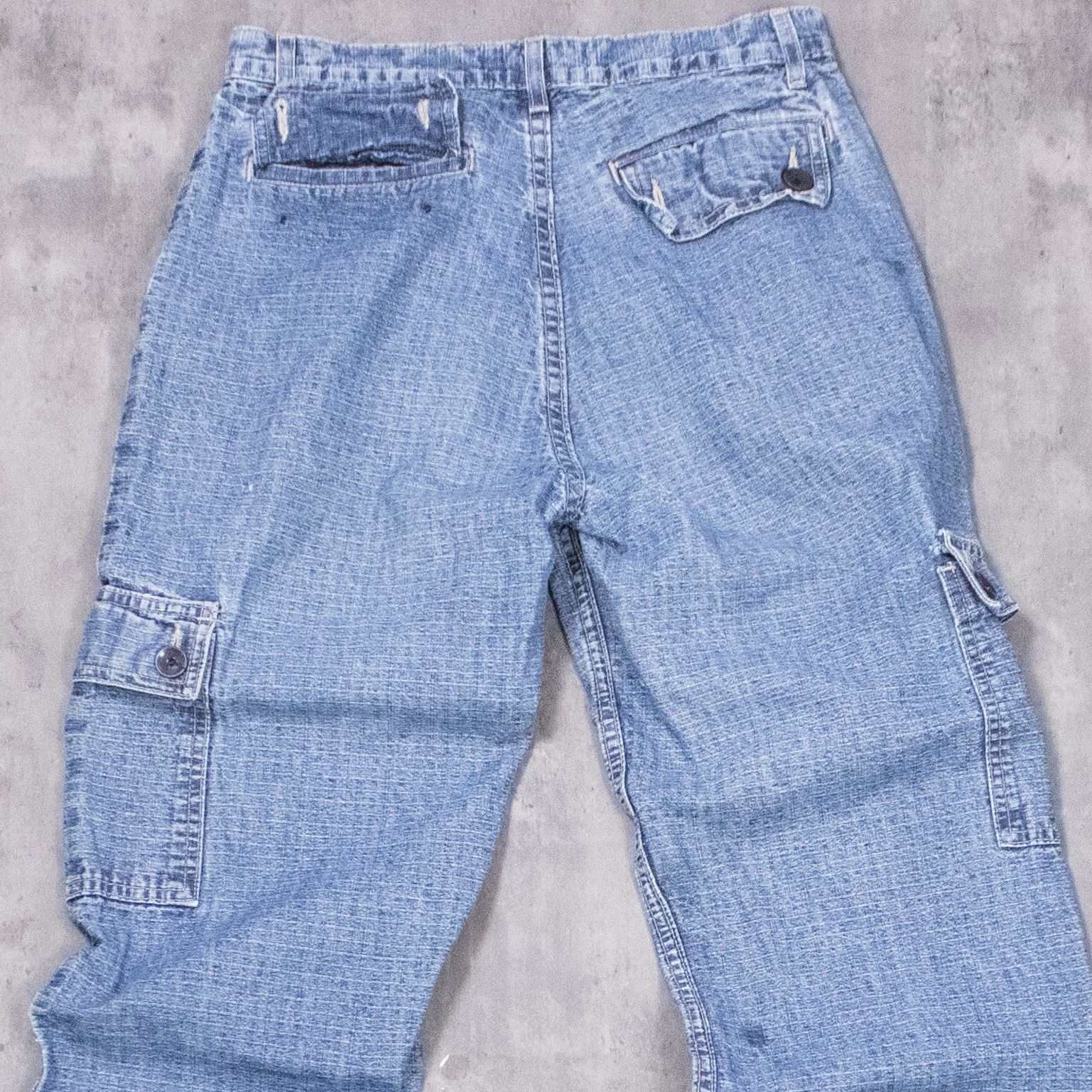Japanese Brand Vintage 1990's Tall Girl Baggy Relax Fit Denim Pant's Size US 28 / EU 44 - 14 Thumbnail