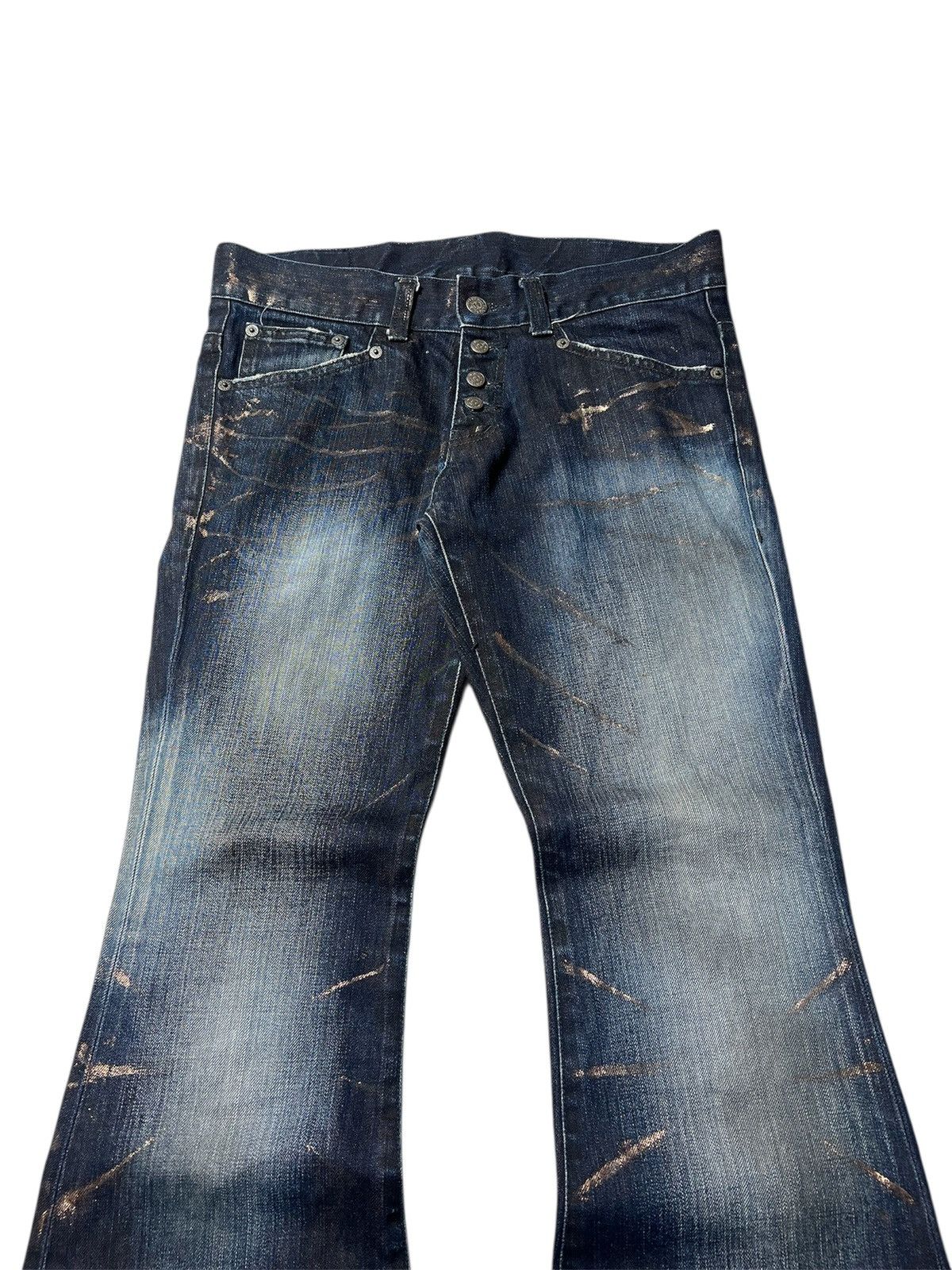 Tornado Mart Tornado Mart Button Super Flare Pants Size US 30 / EU 46 - 6 Thumbnail