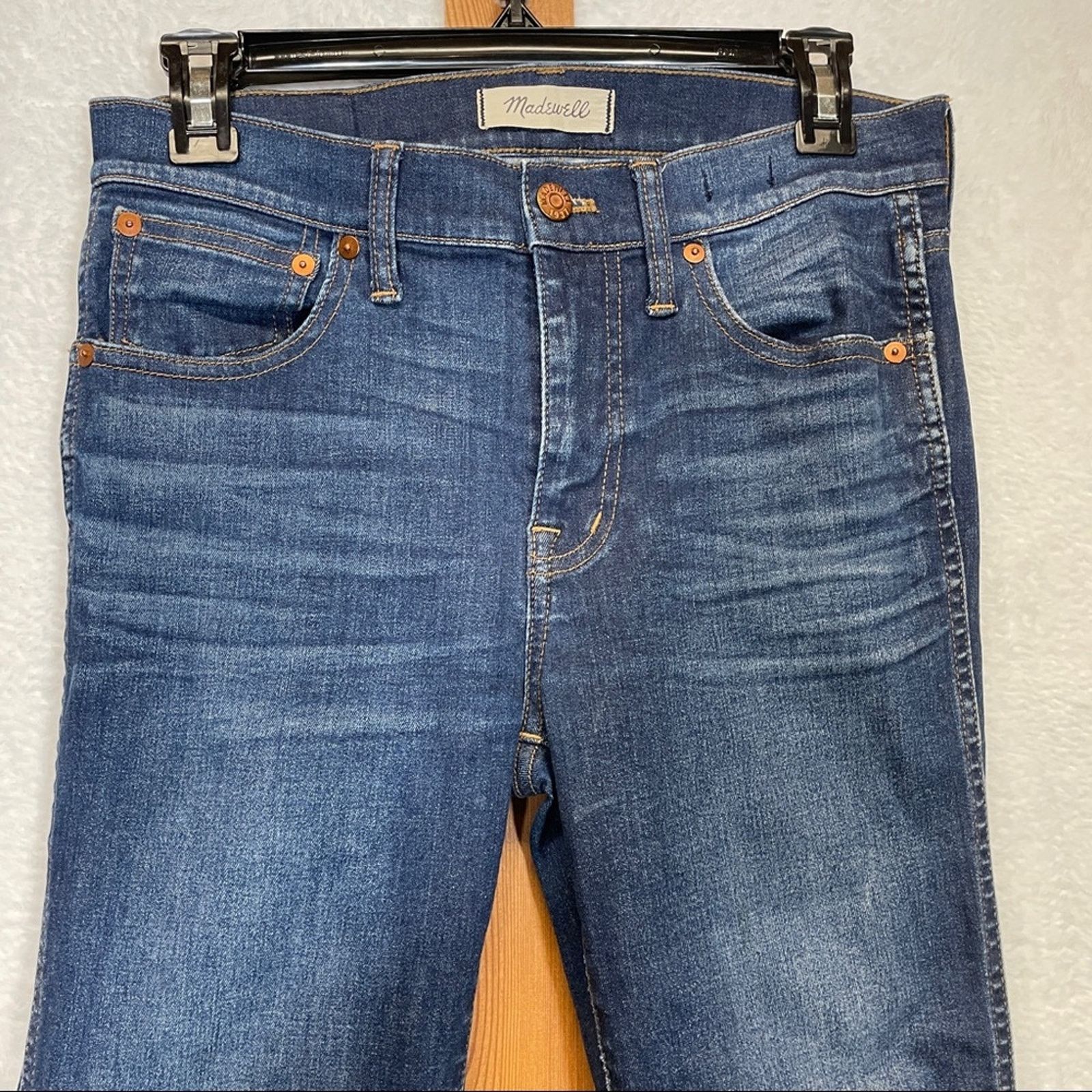 Madewell Madewell 9” High Rise Skinny Jeans in Polly Wash Size 27 Size 27" / US 4 / IT 40 - 2 Thumbnail