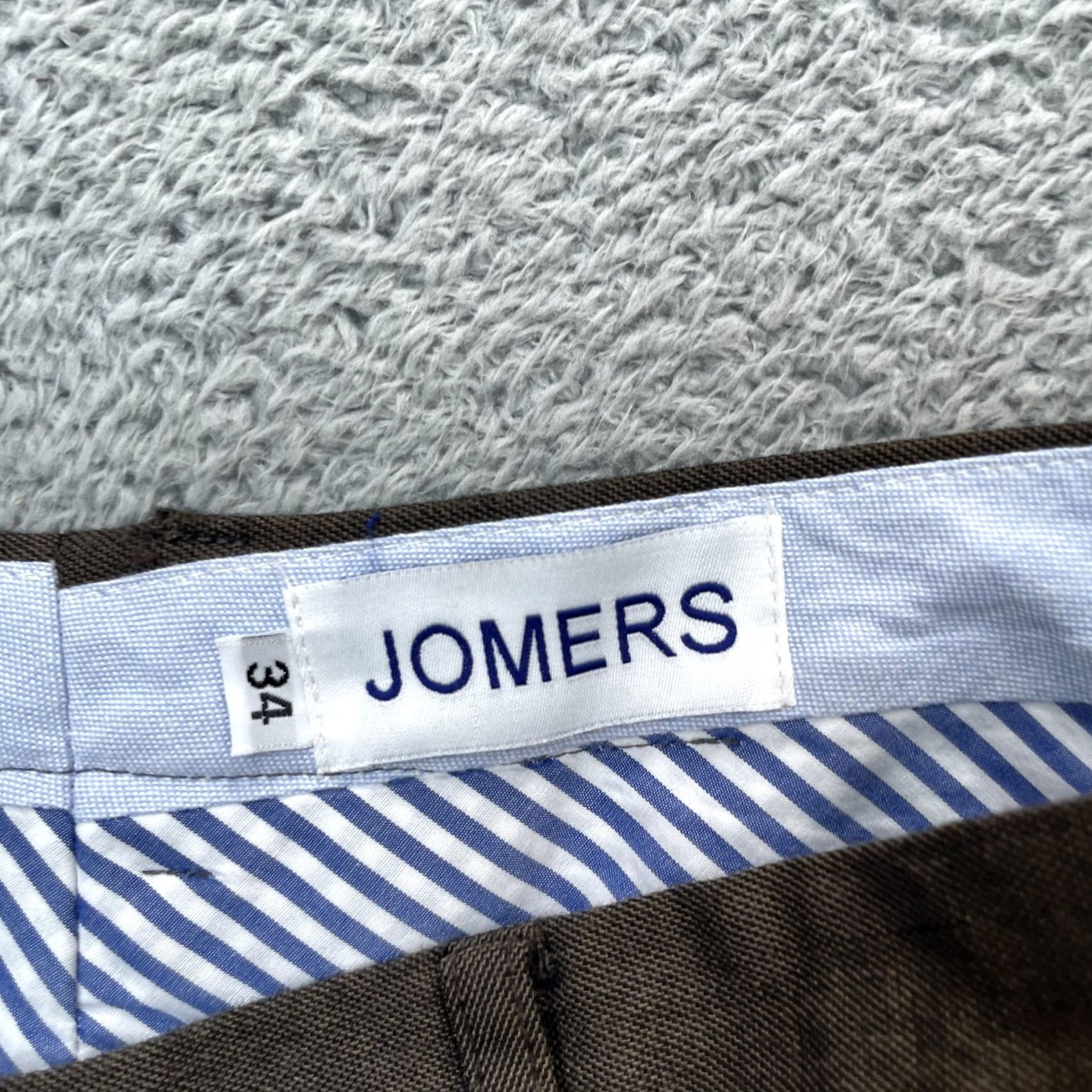 Vintage Jomers Pants Mens 34 Brown Chino Wool Straight Leg Golf Resort Wear Performance Shirt? Size US 34 / EU 50 - 3 Thumbnail