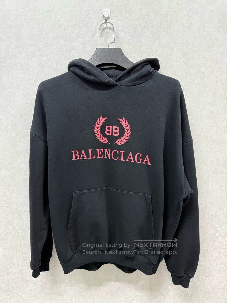 Balenciaga Balenciaga Wheat Ear Letter Logo Hoodie Size US XS / EU 42 / 0 - 1 Thumbnail
