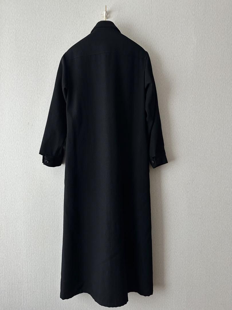 Yohji Yamamoto Yohji Yamamoto 90s Gabardine Long Coat Size US M / EU 48-50 / 2 - 4 Thumbnail