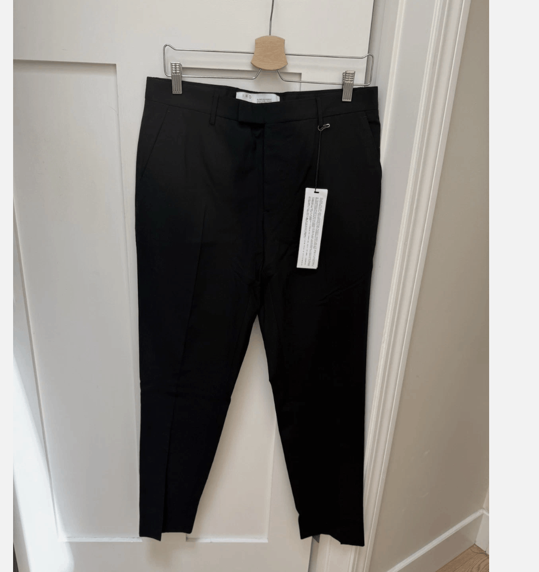 Iro IRO NWT Men's Wool Slacks Pants EU48 US 38 or 32" waist Size 38R - 1 Thumbnail