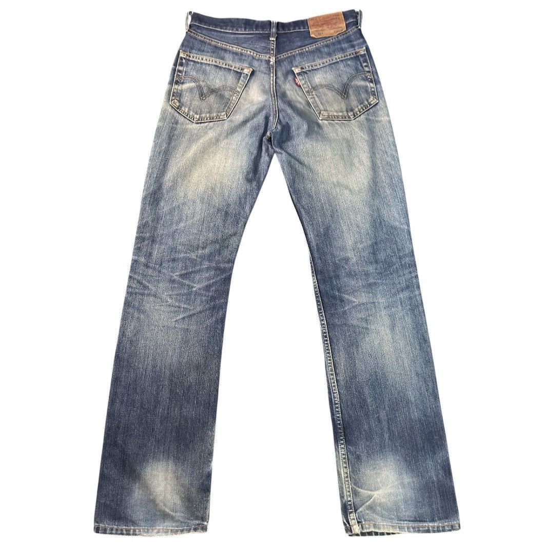 Engineered Garments × Levi's Vintage y2k Levis 524 Distressed Aging Faded Denim W31 Size US 31 - 2 Thumbnail