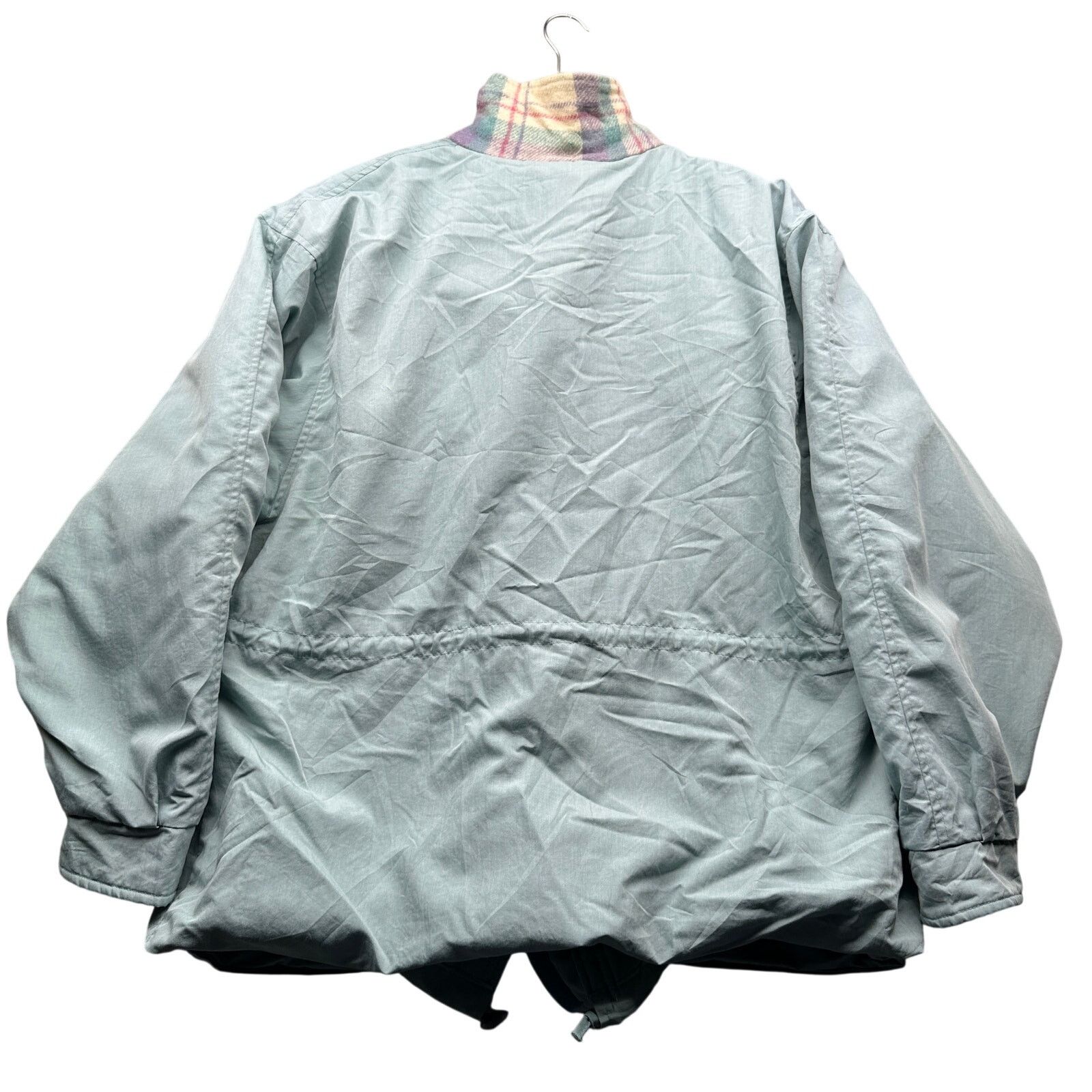 Woolrich Woolen Mills Vintage Woolrich Woman Flannel Plaid Parka Womens M Green Size M / US 6-8 / IT 42-44 - 2 Thumbnail