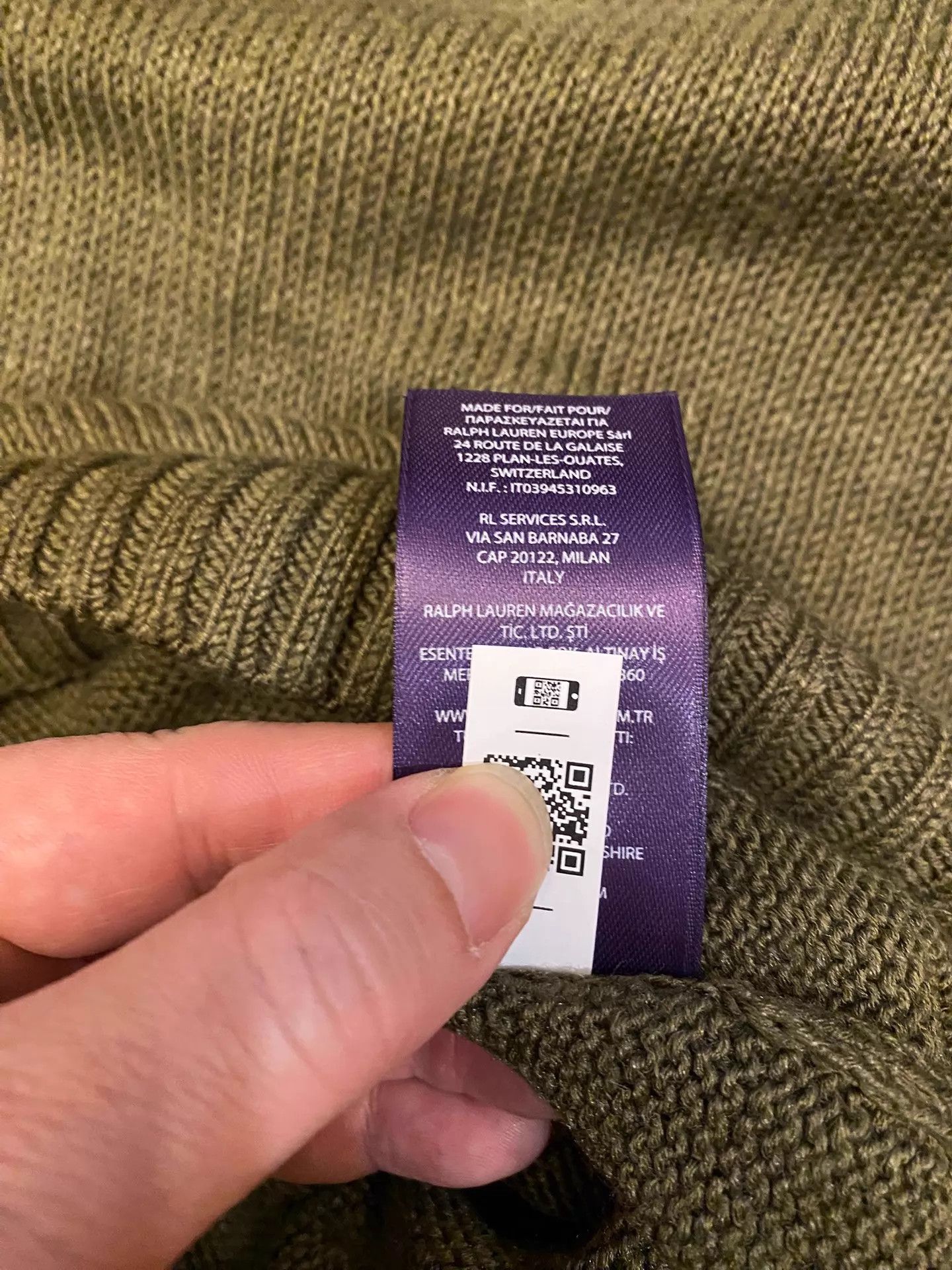 Ralph Lauren RL Purple Label RRL Linen Silk Sweater XL New Size US XL / EU 56 / 4 - 8 Thumbnail