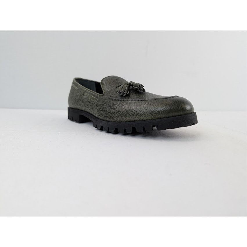 Aime Leon Dore o1rshd1 Leather Tassel Loafers Boots in Green Size US 8.5 / EU 41-42 - 2 Thumbnail