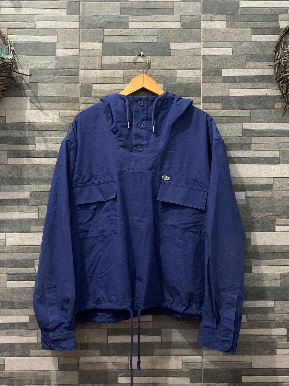 Lacoste Lacoste Big Pocket Half Button Jacket Size US XL / EU 56 / 4 - 1 Thumbnail