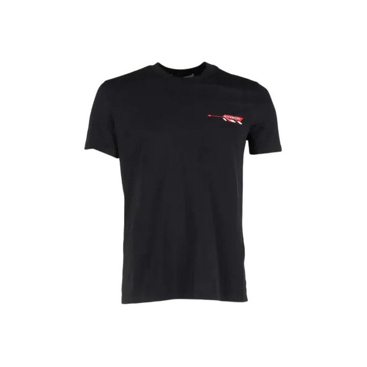 Givenchy Givenchy Logo Embroidered Crewneck Slim-Fit T-Shirt Size US M / EU 48-50 / 2 - 1 Thumbnail