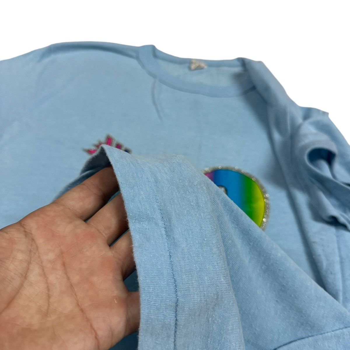 Vintage Vintage Ringer Rainbow Print Big Logo Shirt Size US M / EU 48-50 / 2 - 6 Thumbnail
