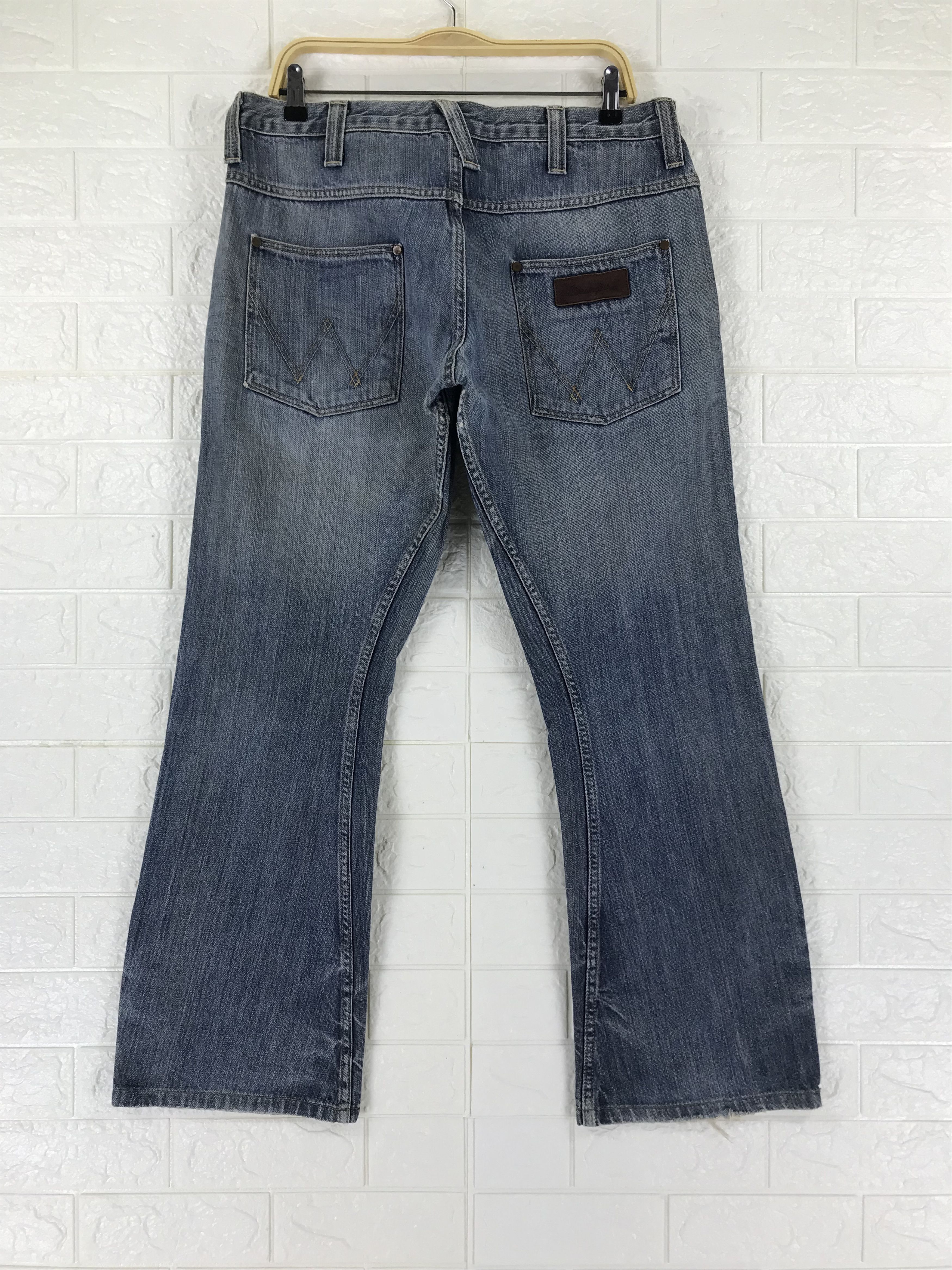 Wrangler Vintage Wrangler Fly Buttons Flare Jeans Size US 35 - 5 Thumbnail