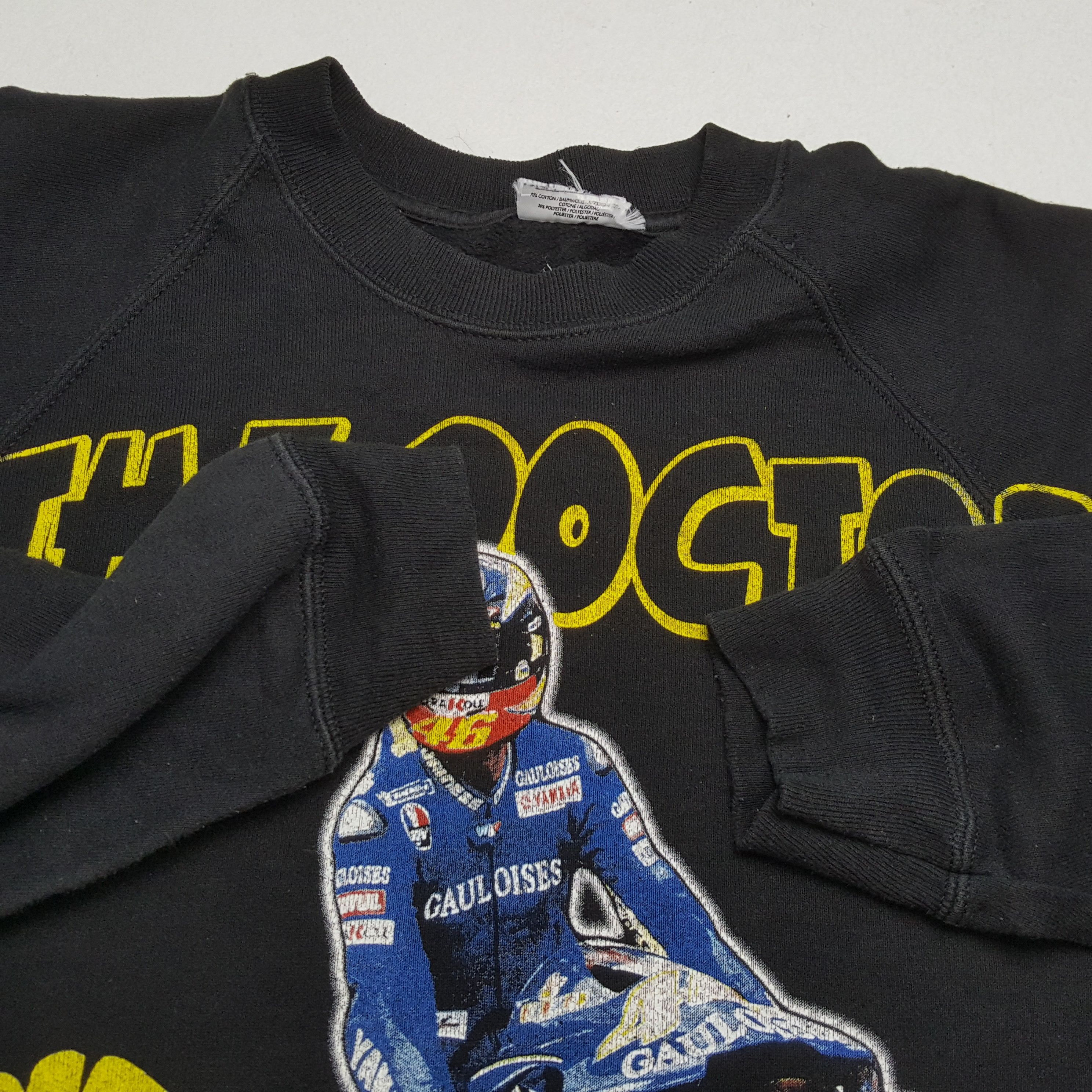 Vintage VELENTINO ROSSI 46 MotoGP The Doctor Vintage Sweatshirt Size US L / EU 52-54 / 3 - 8 Thumbnail